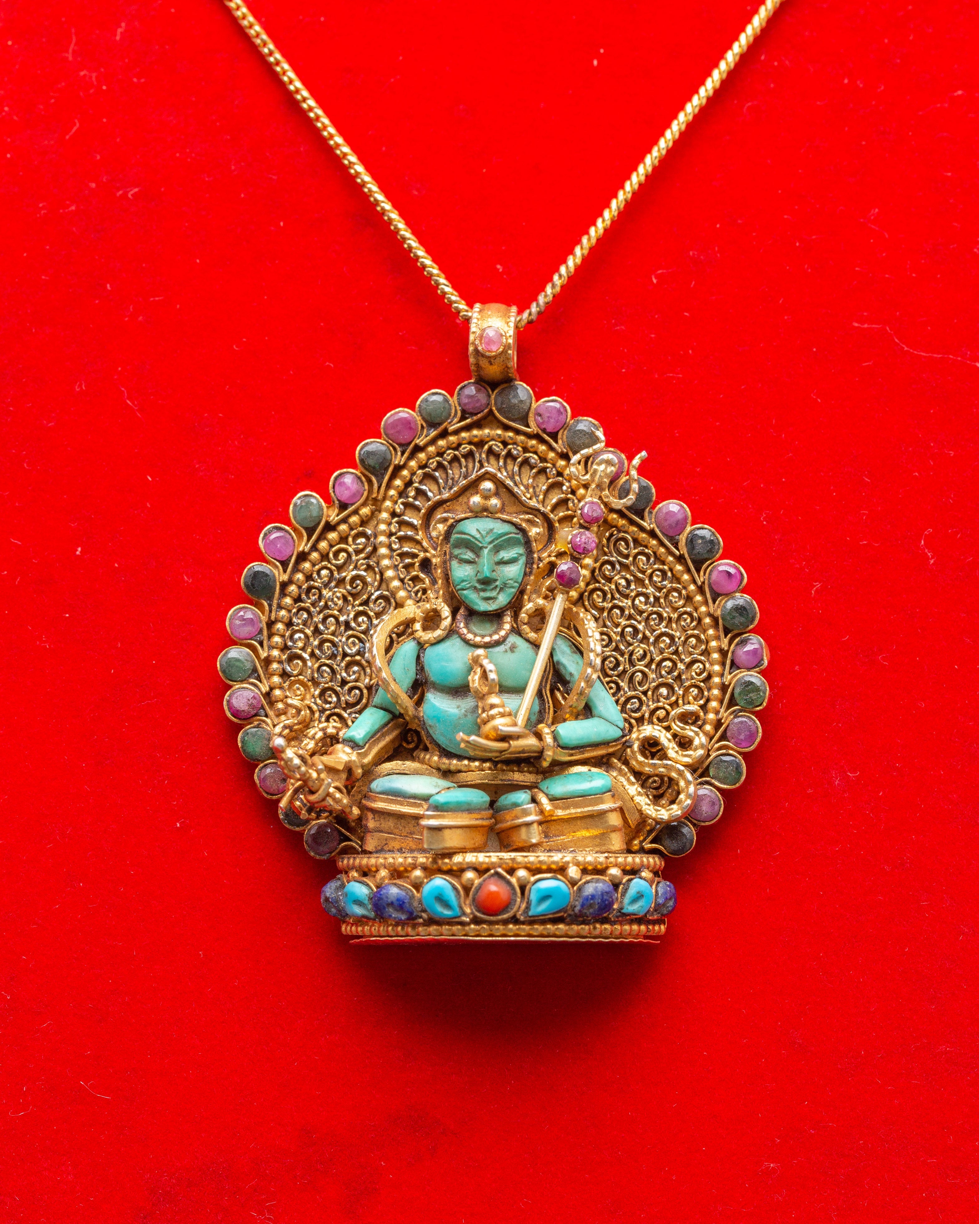 Guru Rinpoche Locket | Sacred Tibetan Buddhist Pendant