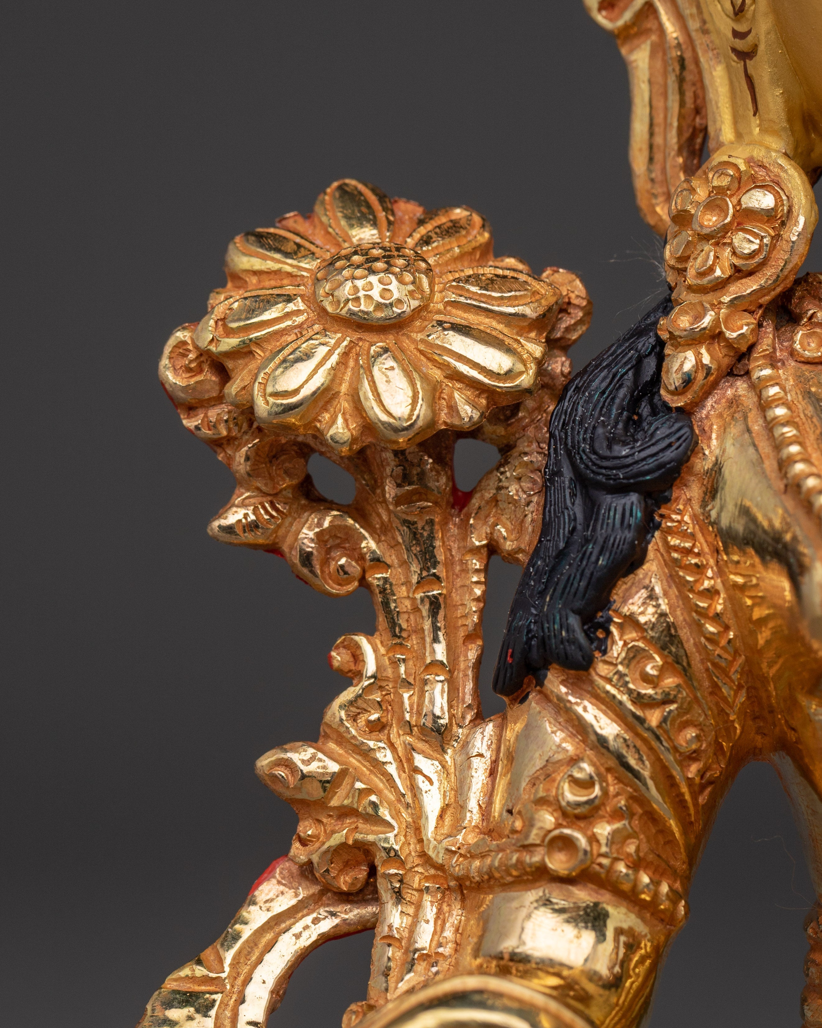 Handmade Enlightened Green Tara Statue | Tibetan Compassionate Deity