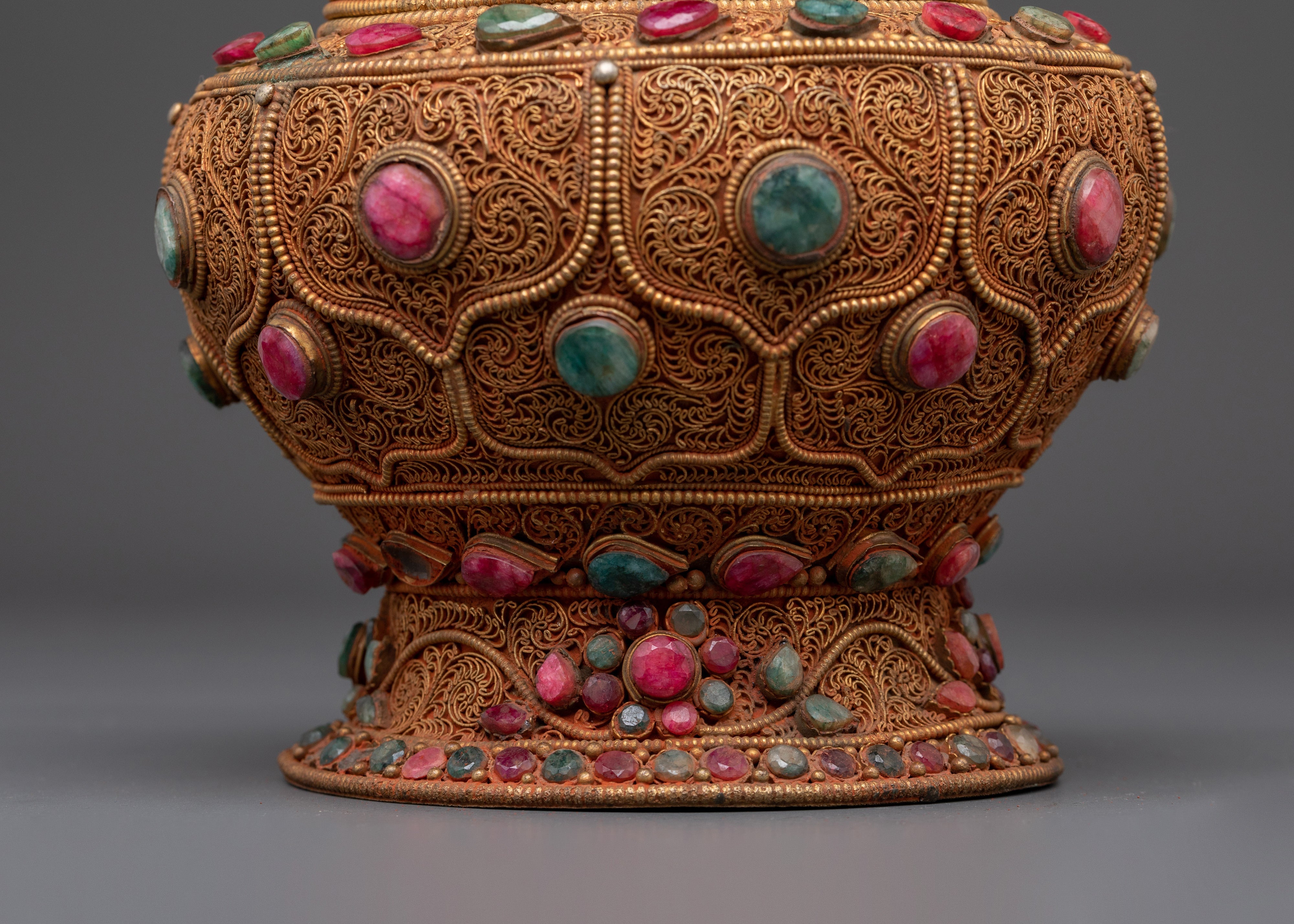 Rice Pot for Altar | Tibetan Meditation Decor