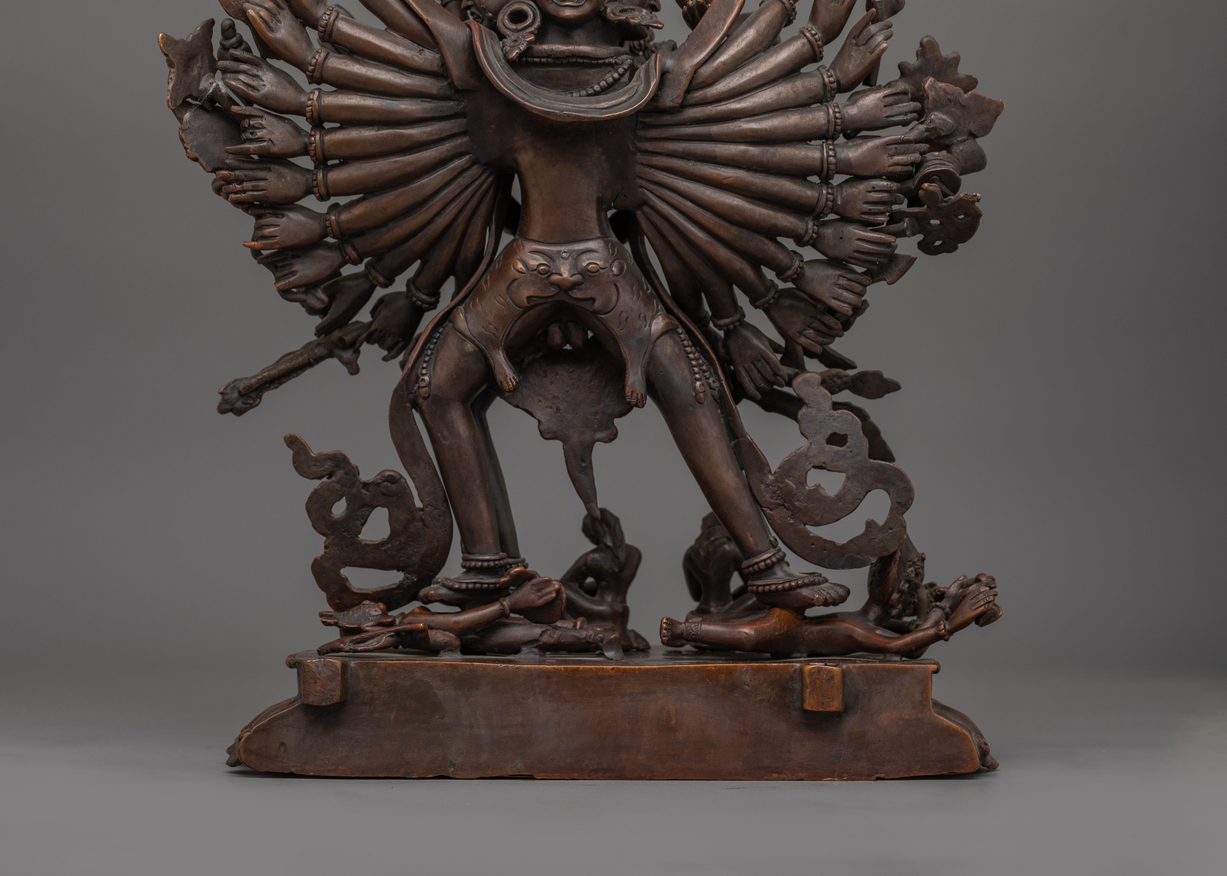 Oxidized body Statue of Kala Chakra | Traditional Himalayan Art