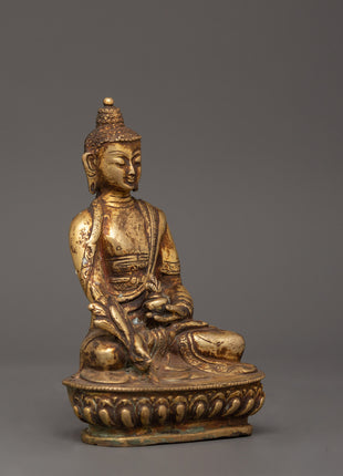 The Medicine Buddha Copper Statue | The Divine Heale