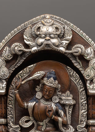 Manjushri Bodhisattva Sculpture | Hand-Crafted Sculpture of Wisdom Deity