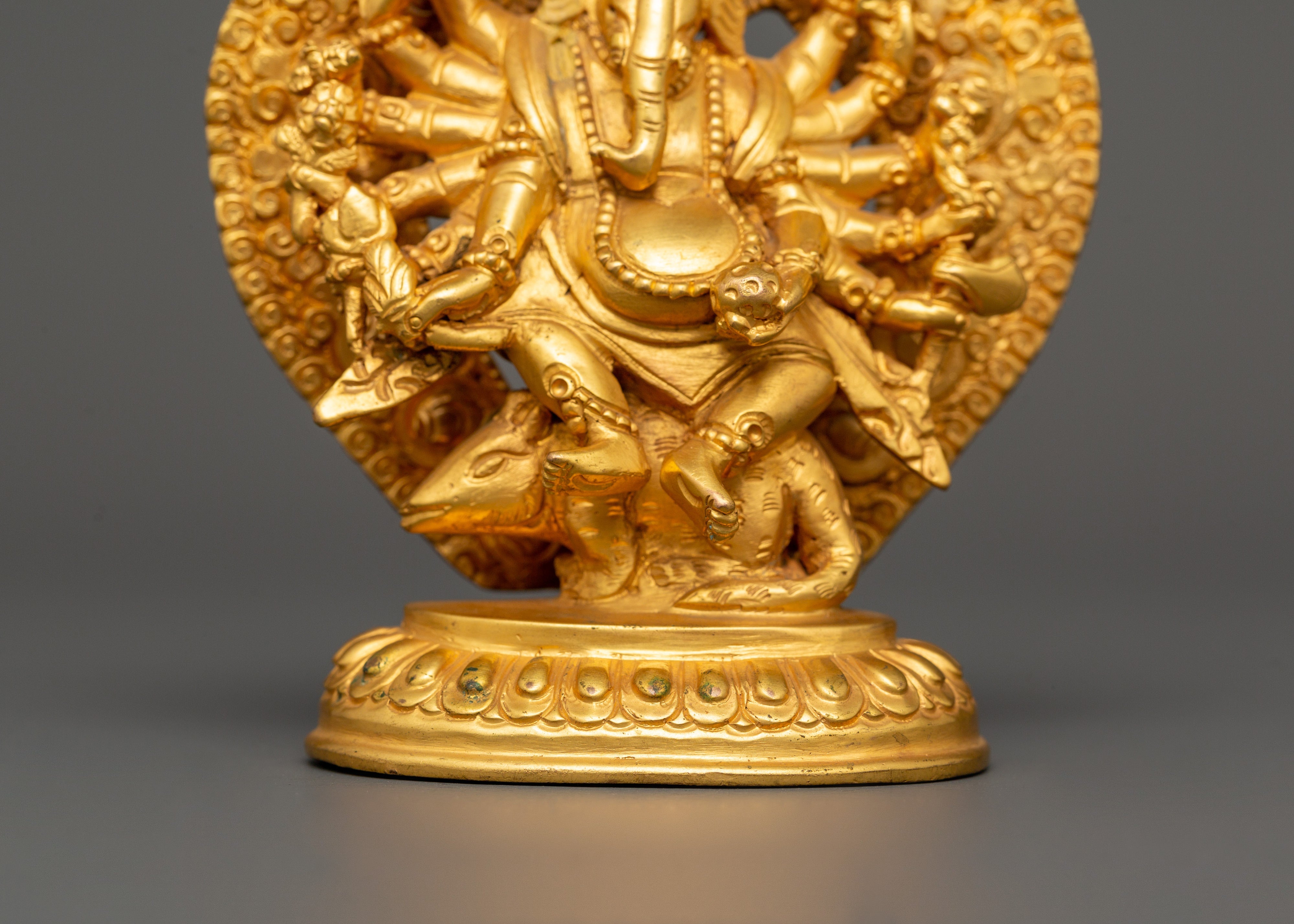 Gold-Plated Ganesh Statue | A Divine Symbol of Prosperity
