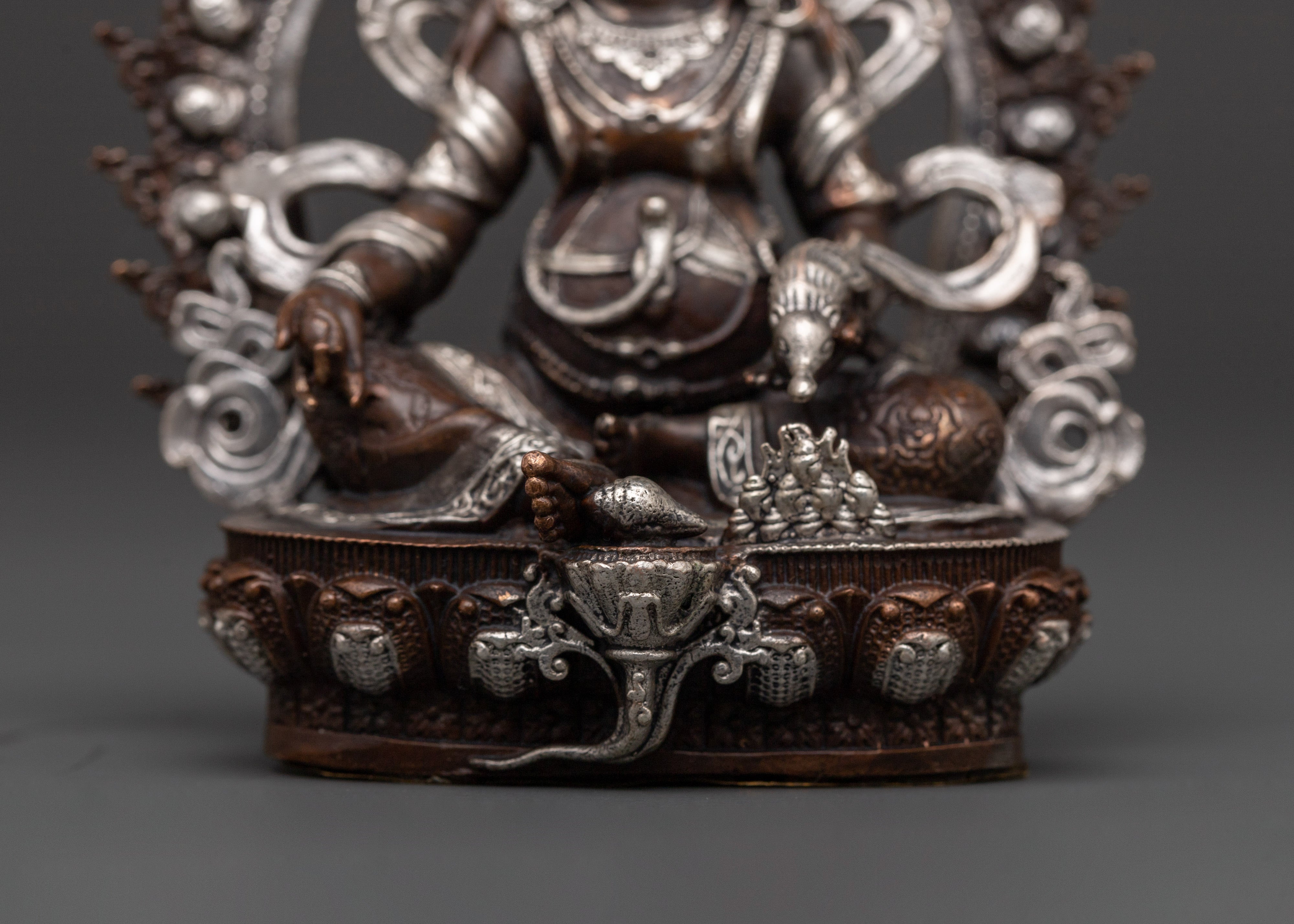 Oxidized Statue of Dzambhala | Altar and Prosperity