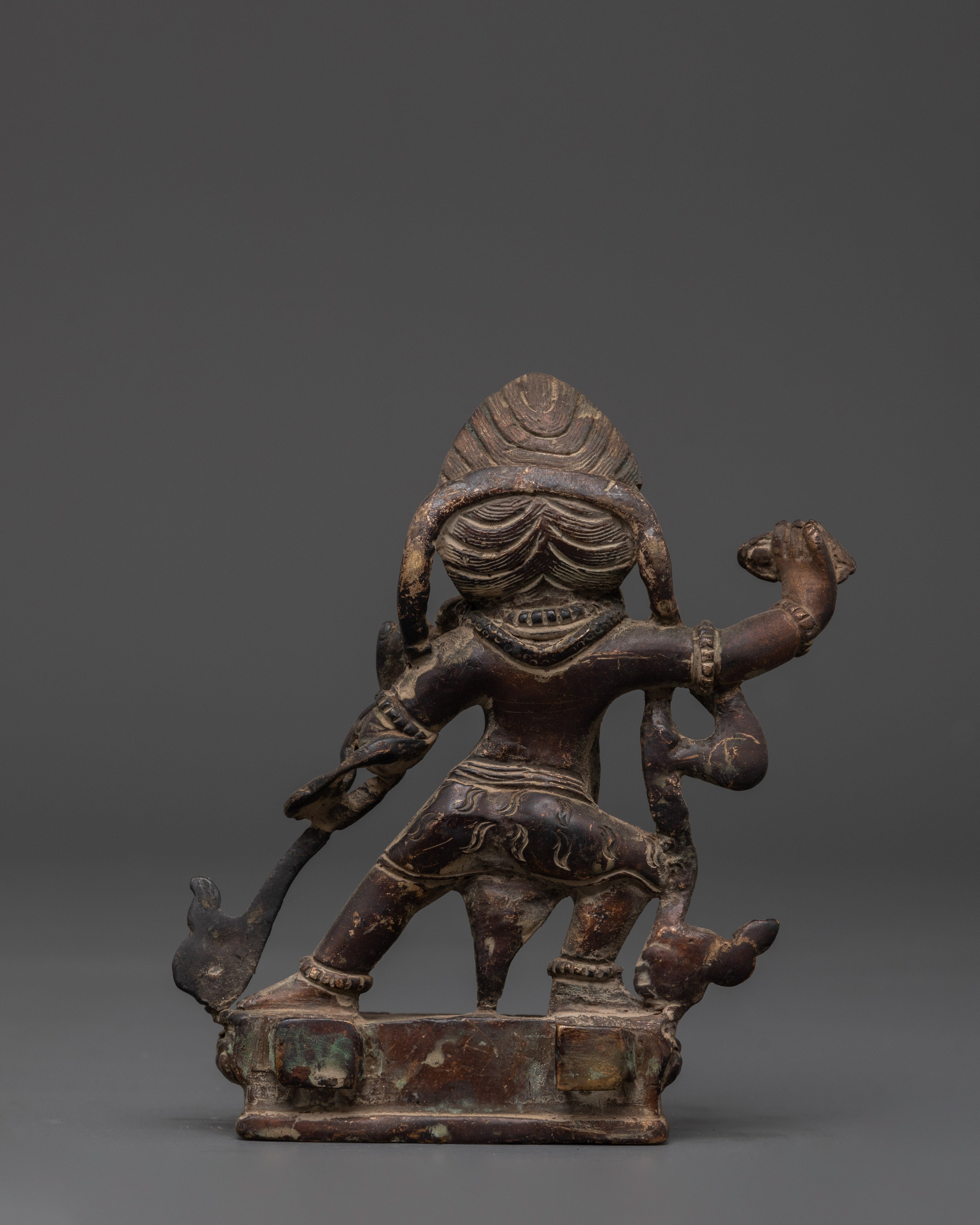 Tibetan Vajrapani Figurine | Protector Deity Statue