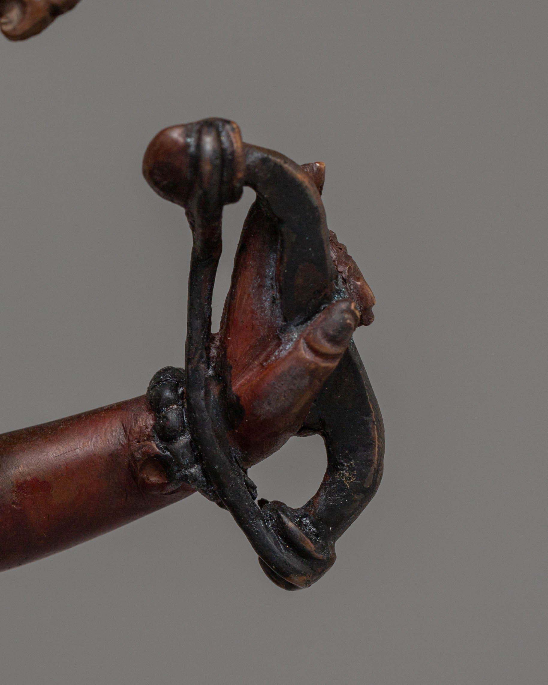 Tibetan Cundi Bodhisattva Sculpture | Oxidized Copper Statue