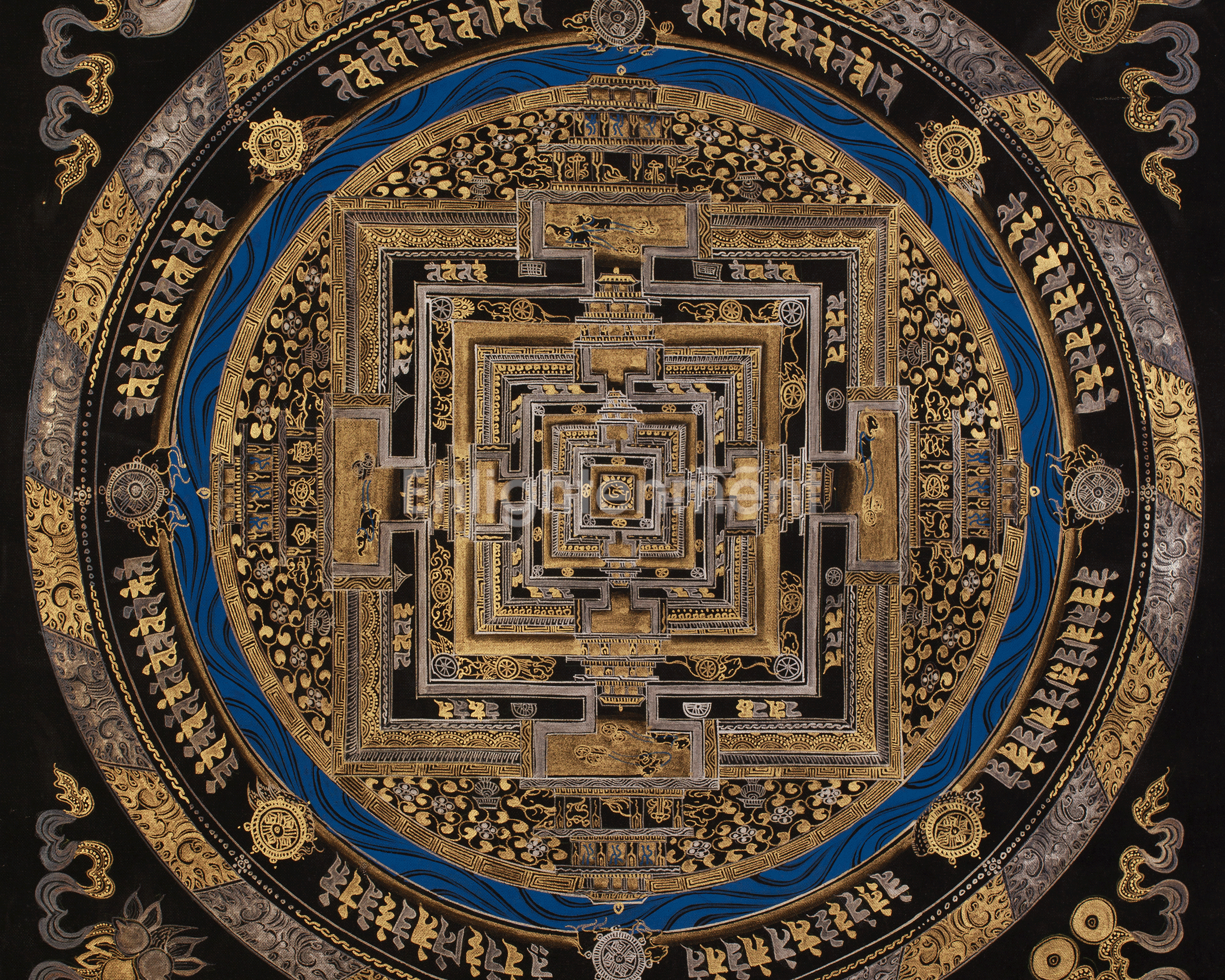 Himalayan Kalachakra Mandala Art | Sacred Energy of Time and Transformation