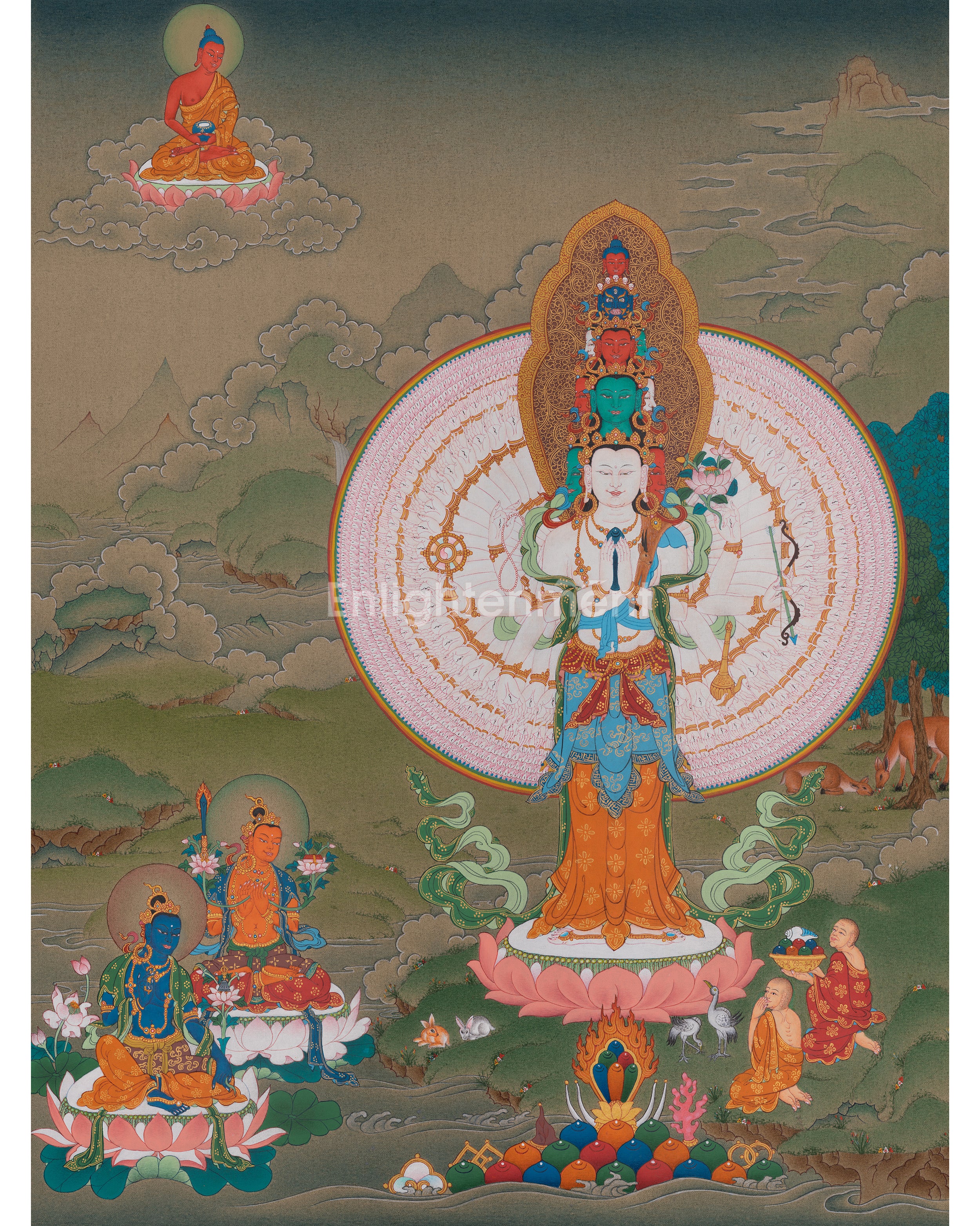 1000 Armed Avalokiteshvara Artwork