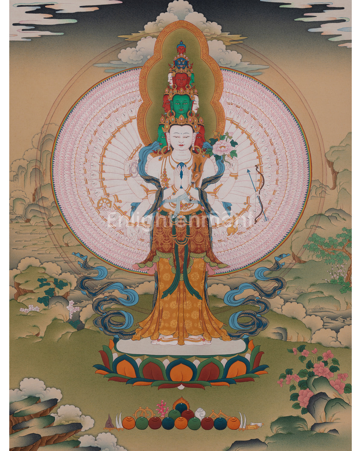 1000 Armed Chenrezig Sacred Art 