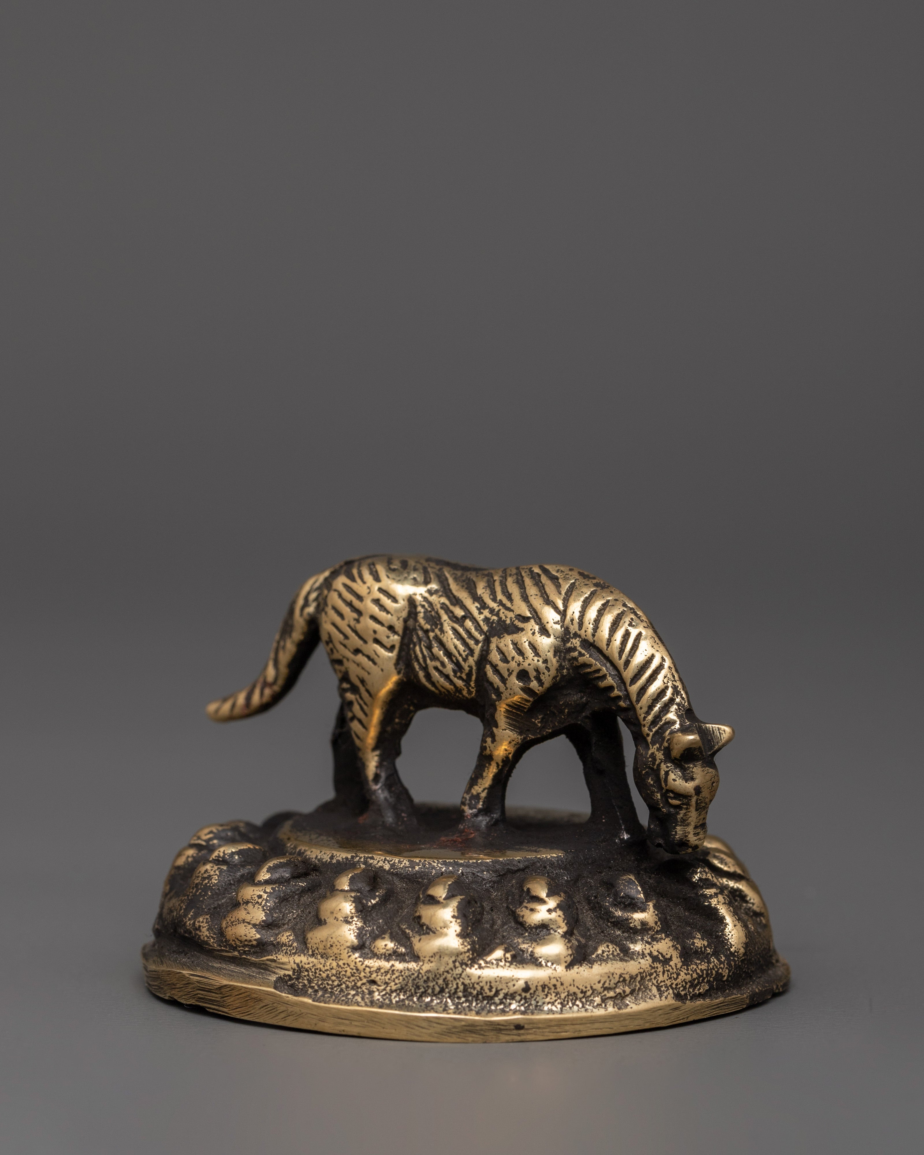 Mini Brass Horse Statue | Handcrafted Spiritual Animal Figurine