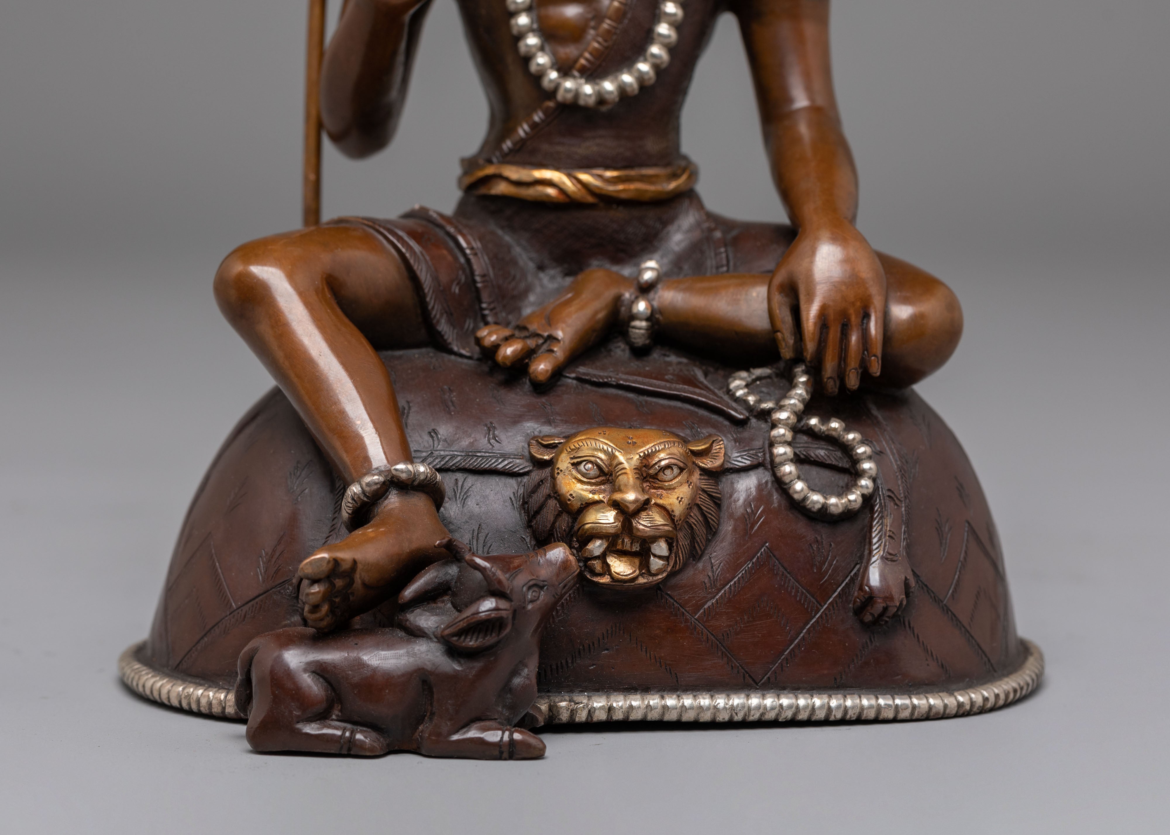 Statue of Hindu Deity Shiva | Handcrafted Oxidized Copper Lord Shiva Sculpture