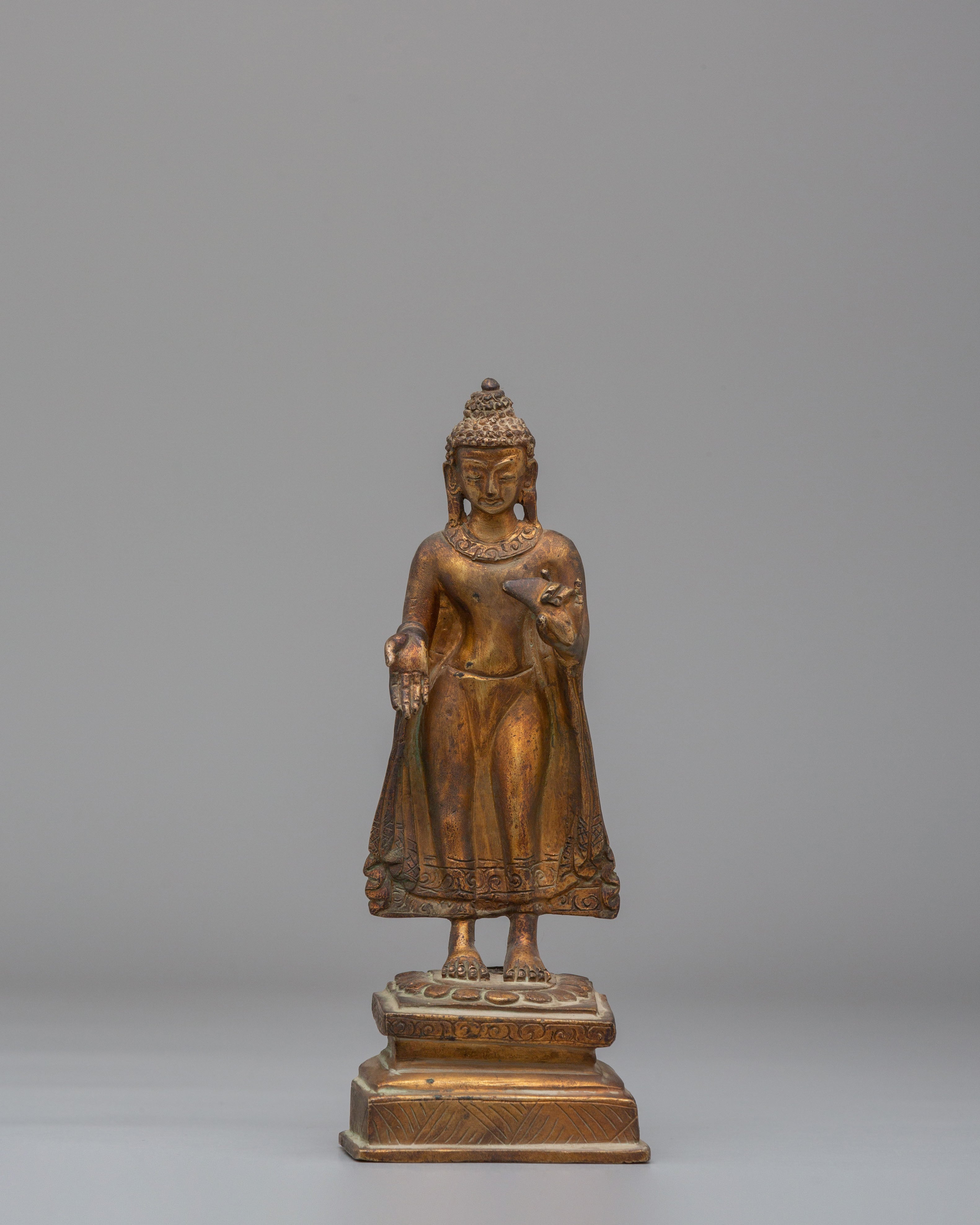Traditional Dipankara Buddha Sculpture | Handcrafted Art for Spiritual Home Decor