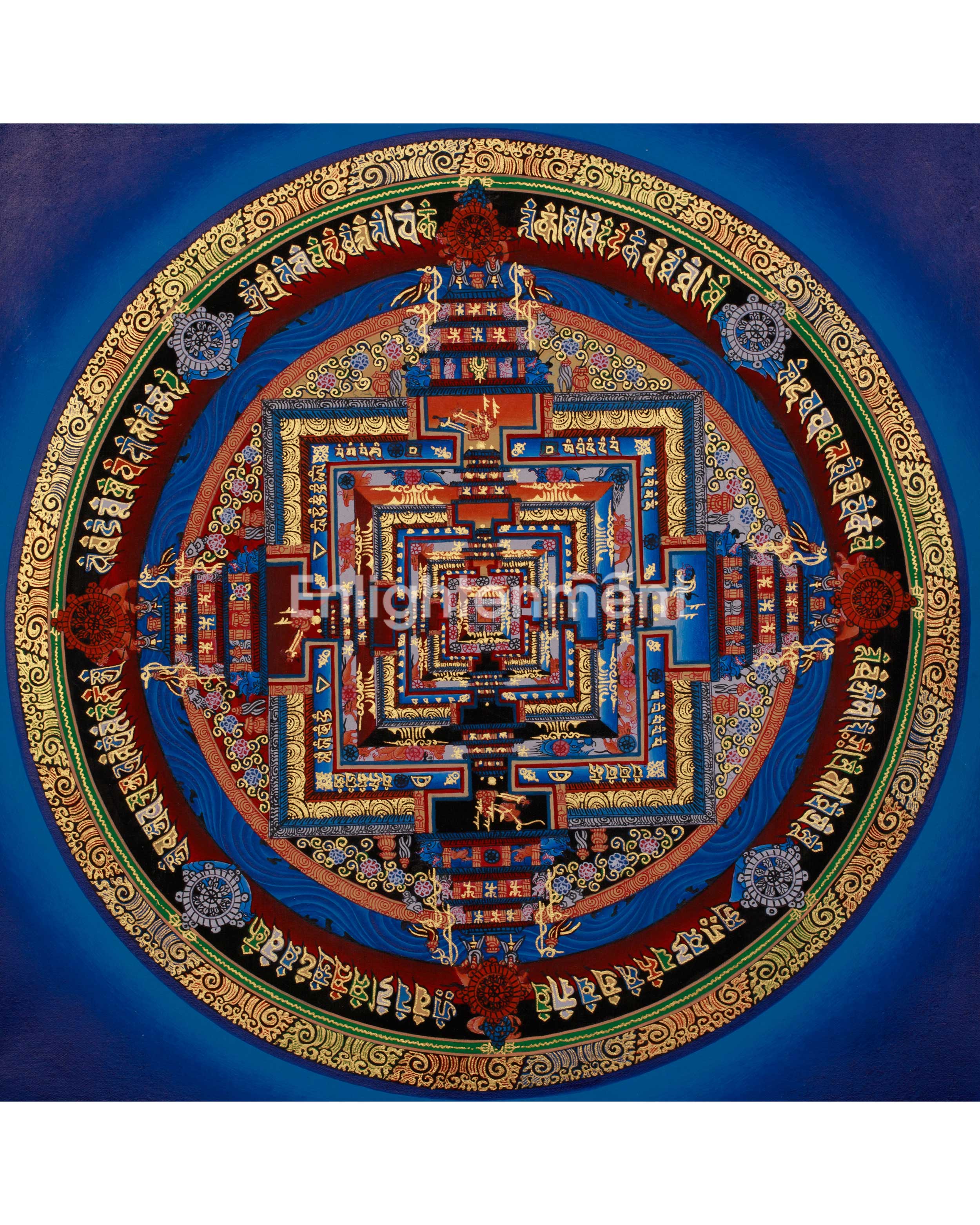 The Kalachakra Mandala Thangka | Tibetan Artwork of the Wheel of Time