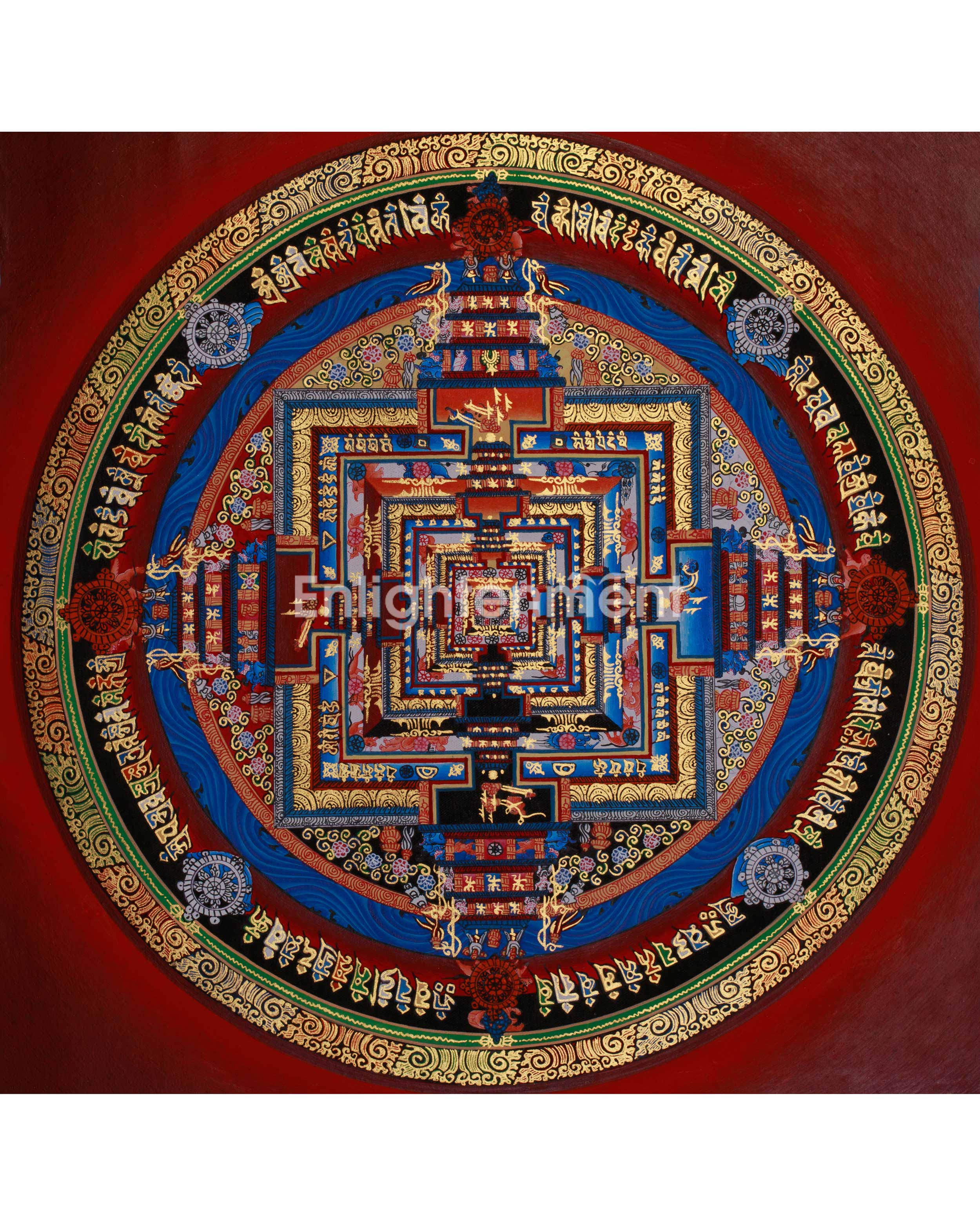 The Kalachakra Mandala Thangka | Tibetan Artwork of the Wheel of Time