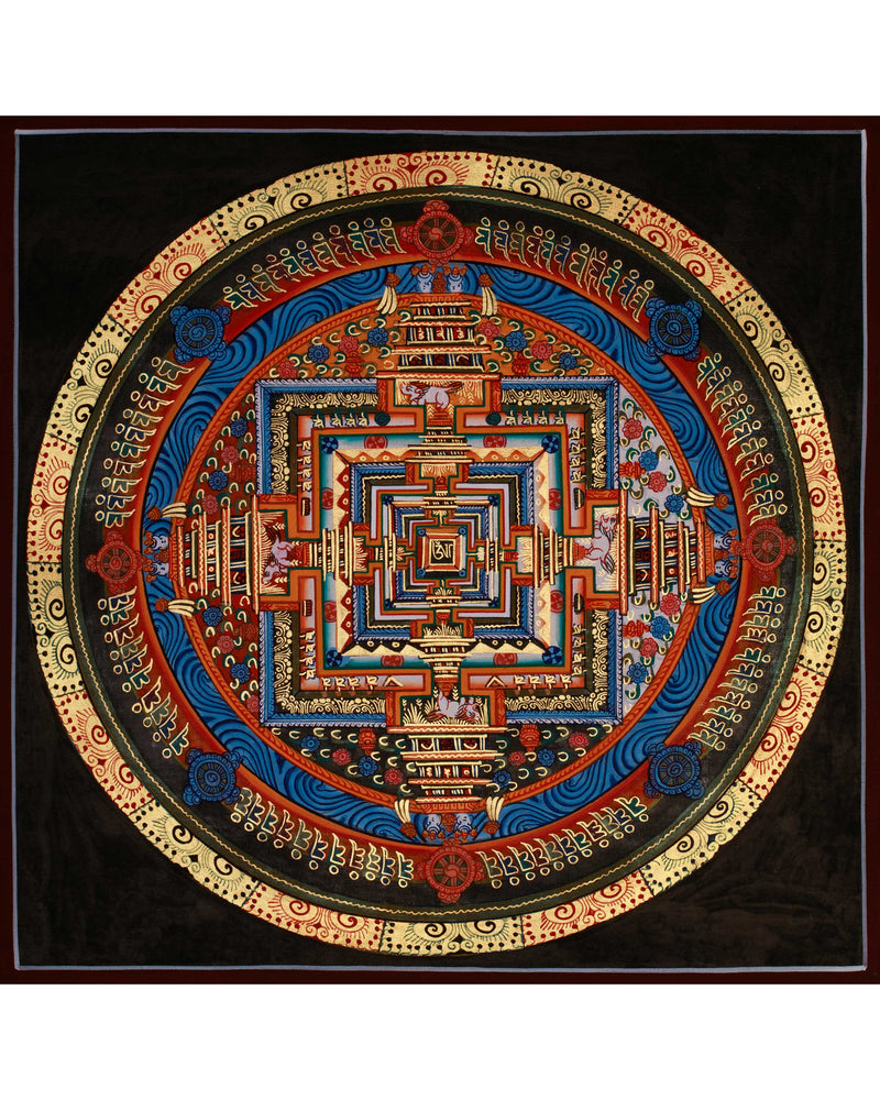 Buddhist Kalachakra Meditation Mandala | Enlightenment & Meditation