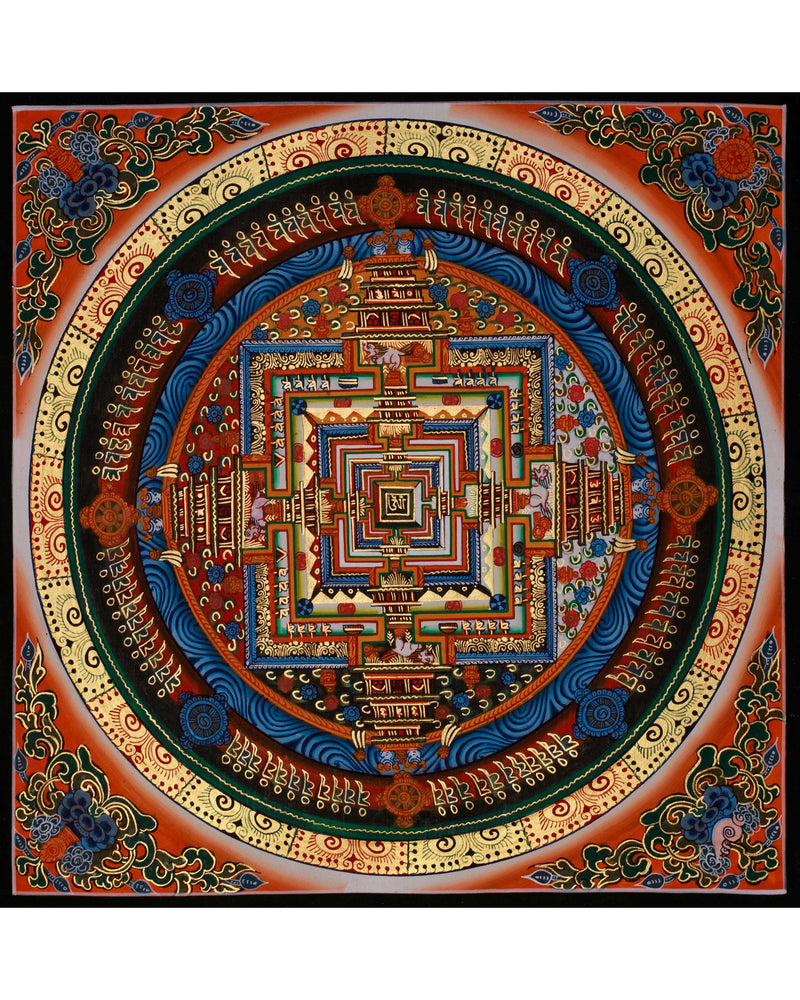 Buddhist Kalachakra Meditation Mandala | Enlightenment & Meditation