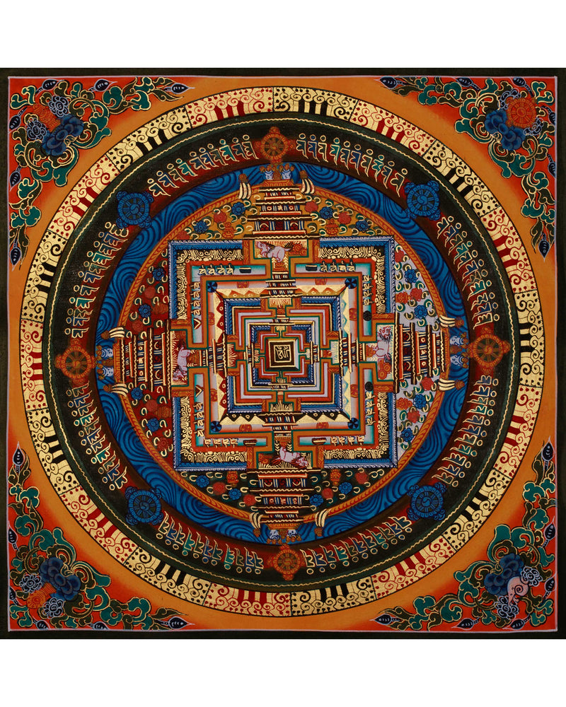 Buddhist Kalachakra Meditation Mandala | Enlightenment & Meditation