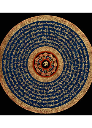 Mantra Mandala Thangka | Meditation and Spiritual Healing