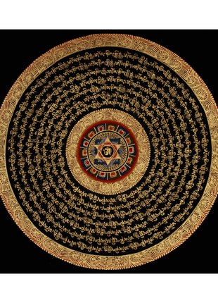 Mantra Mandala Thangka | Meditation and Spiritual Healing
