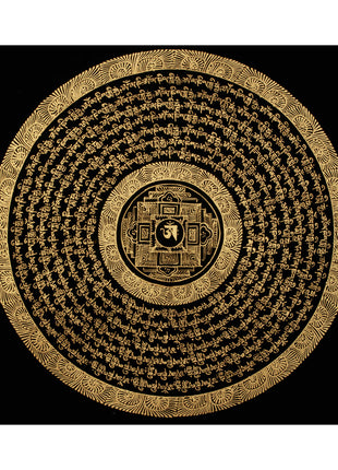 Mantra Mandala Thangka | Meditation and Spiritual Healing