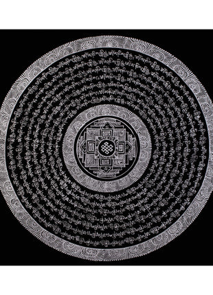 Mantra Mandala Thangka | Meditation and Spiritual Healing
