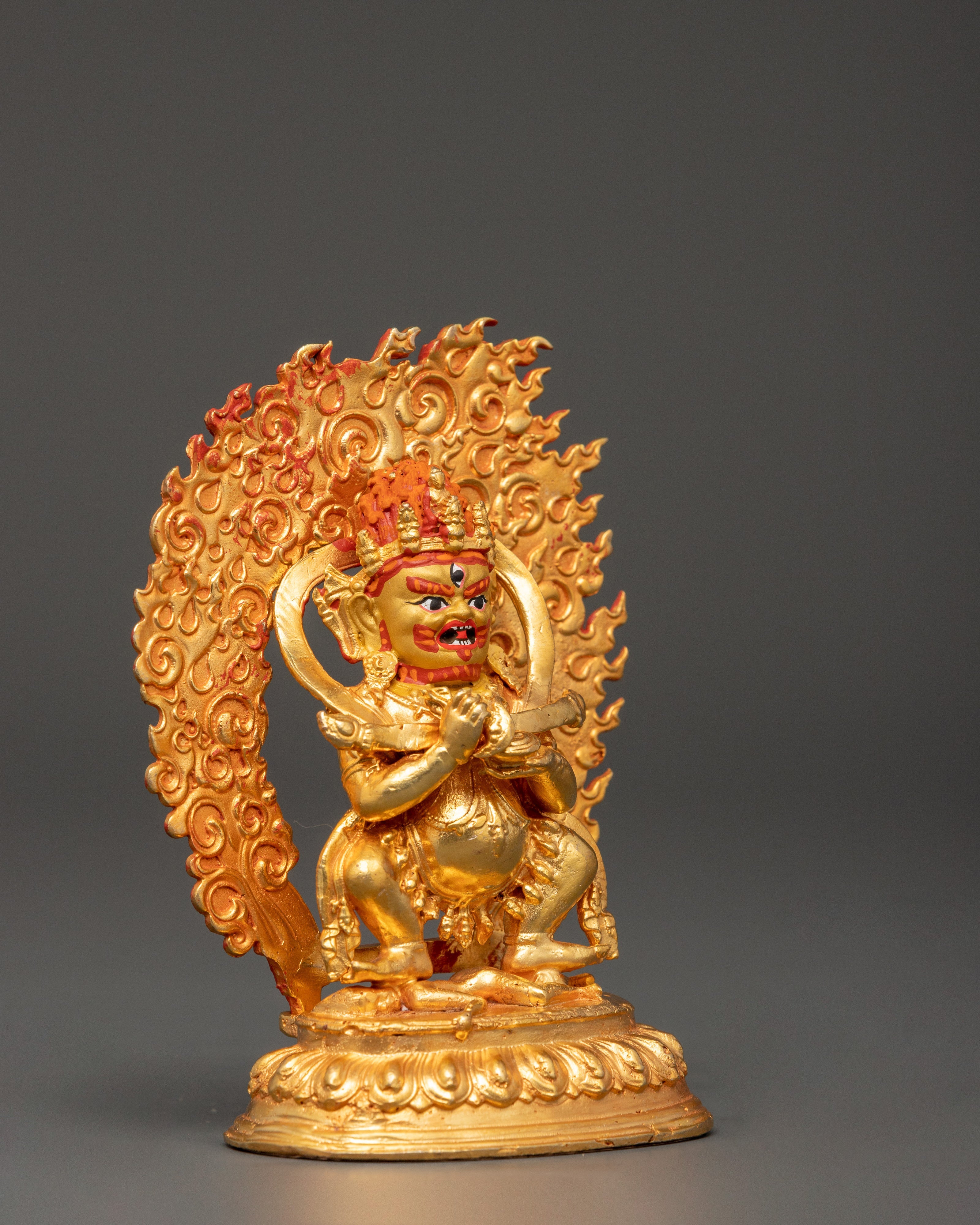 Shakya Mahakala Statue | Handcrafted Spiritual Decor