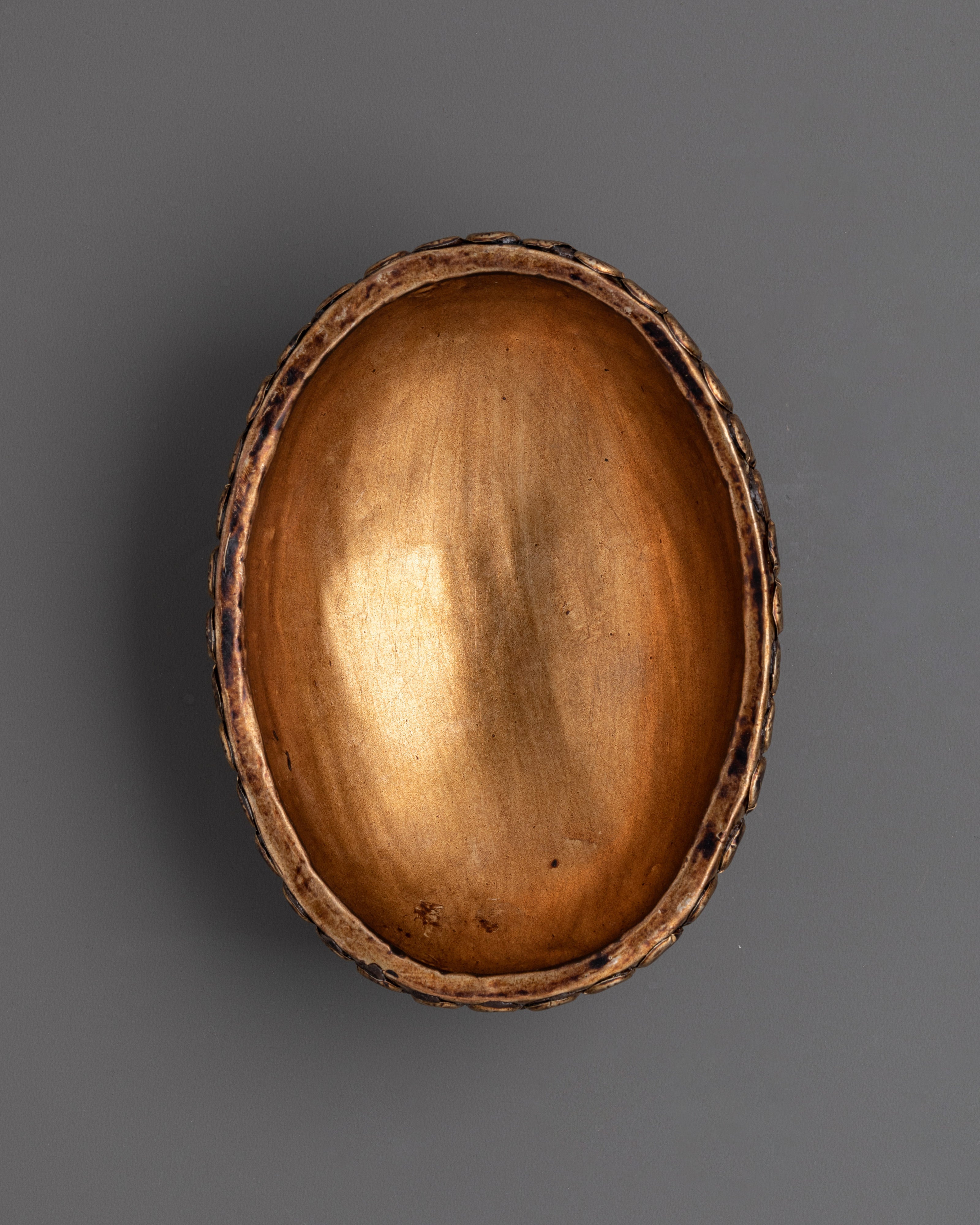 Buddhist Kapala Skull Cup | Tantric Ritual Offering Bowl