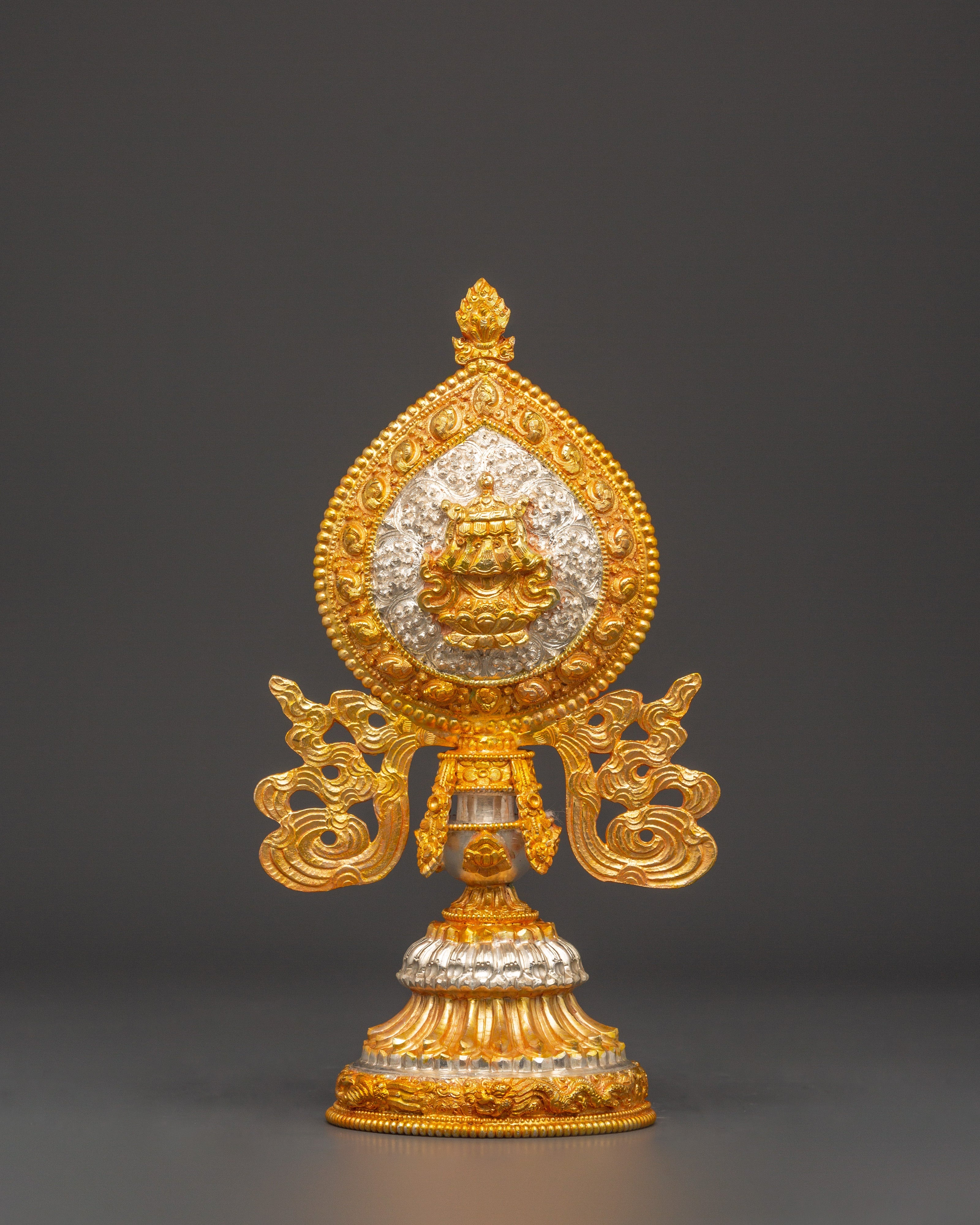 Tibetan 8 Auspicious Signs Set | Gold Buddhist Ashtamangala Symbols