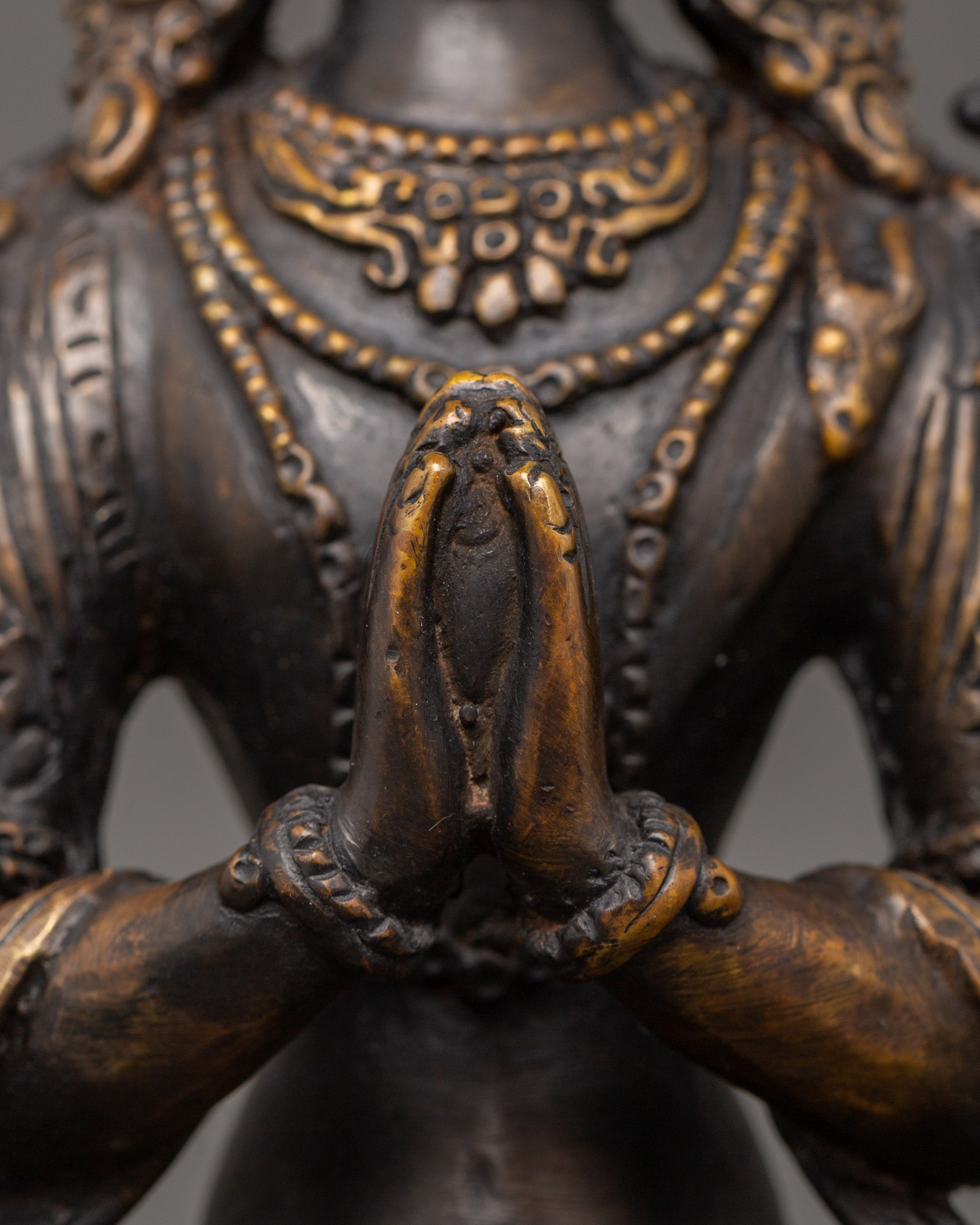 Chenresig Compassionate Buddha Statue | Tibetan Bodhisattva of Love & Healing