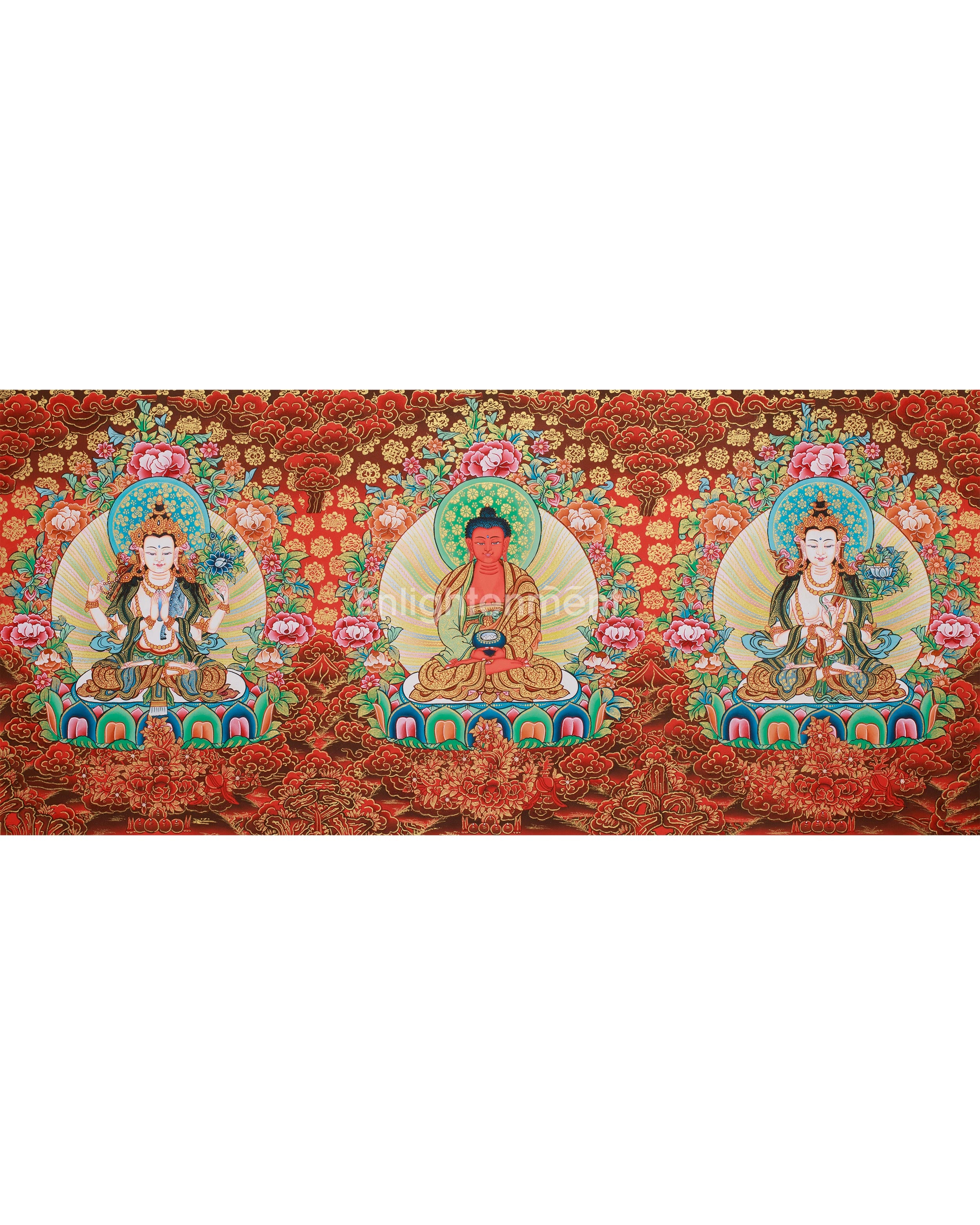Three Paths to Enlightenment | Divine Union of Amitabha’s Light, Manjushri’s Wisdom, and Chenrezig’s Compassionate Grace