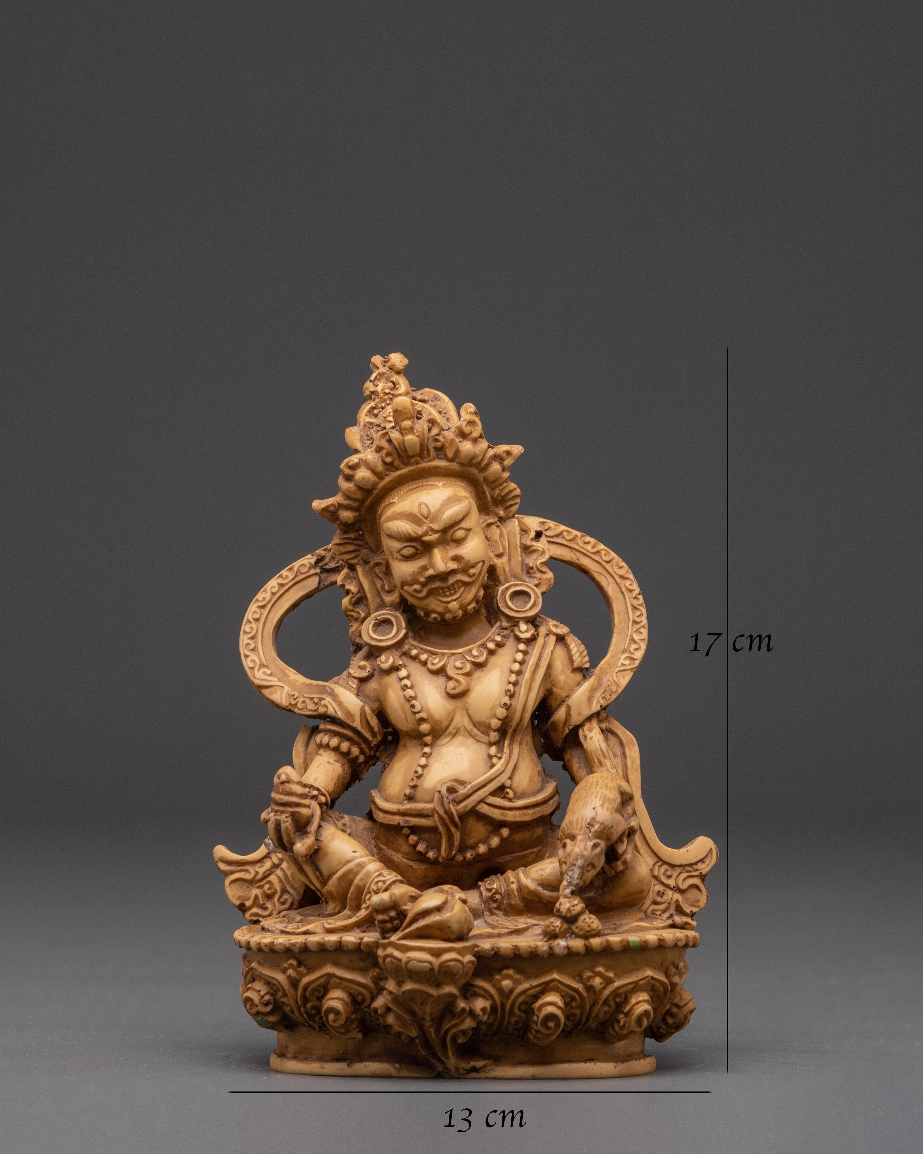 Dzambhala God of Prosperity Sculpture | Symbol of Wealth and Compassion