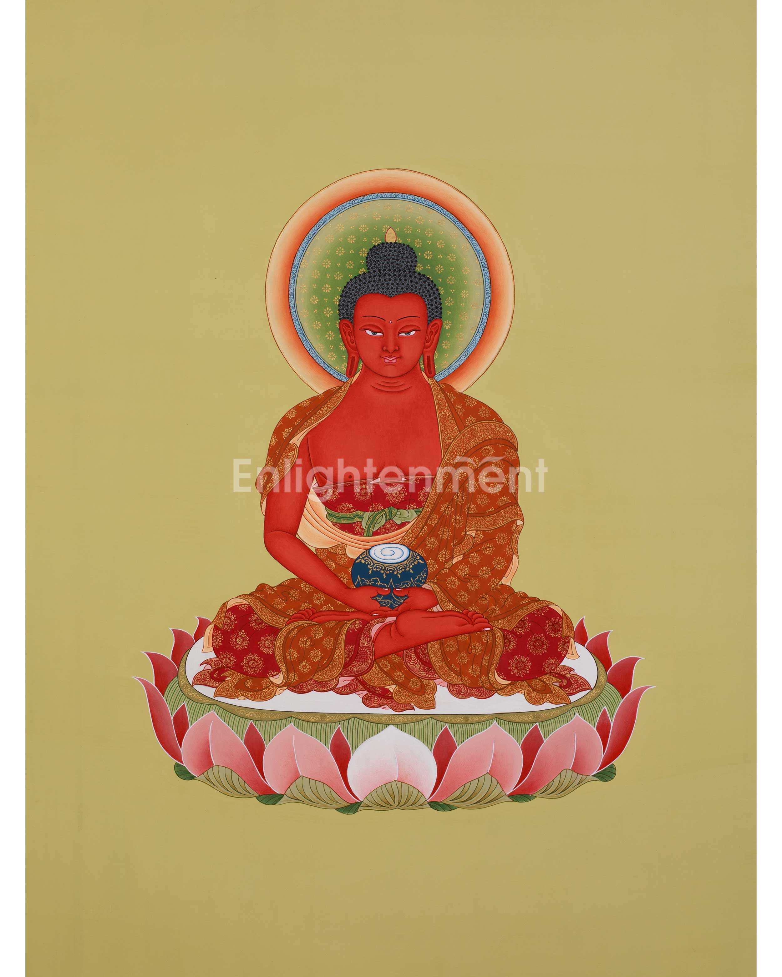 Thangka Of Amitabha Buddha | Infinite Light and Wisdom