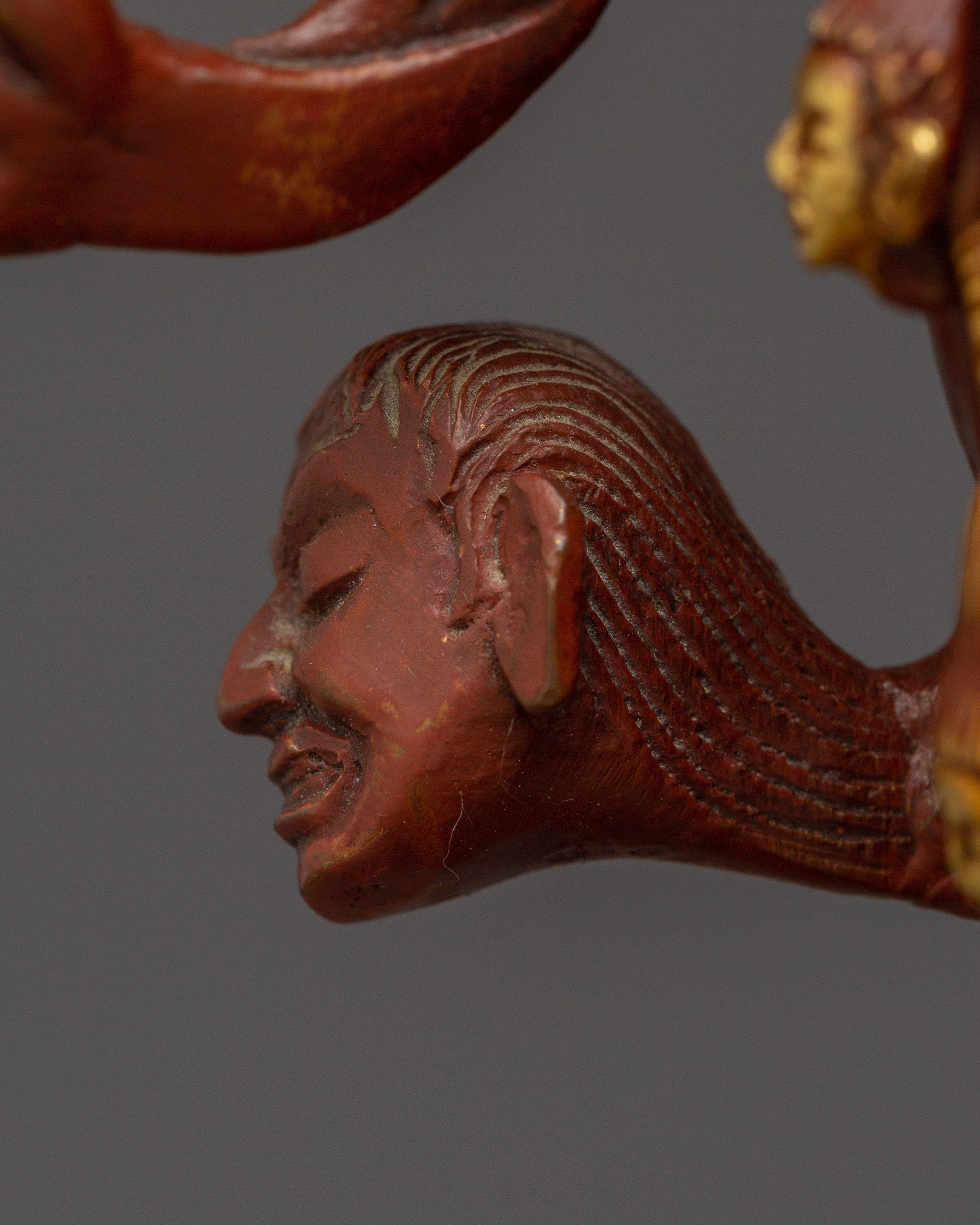 Red Dorje Phagmo Statue | Tibetan Buddhist Dakini Artwork
