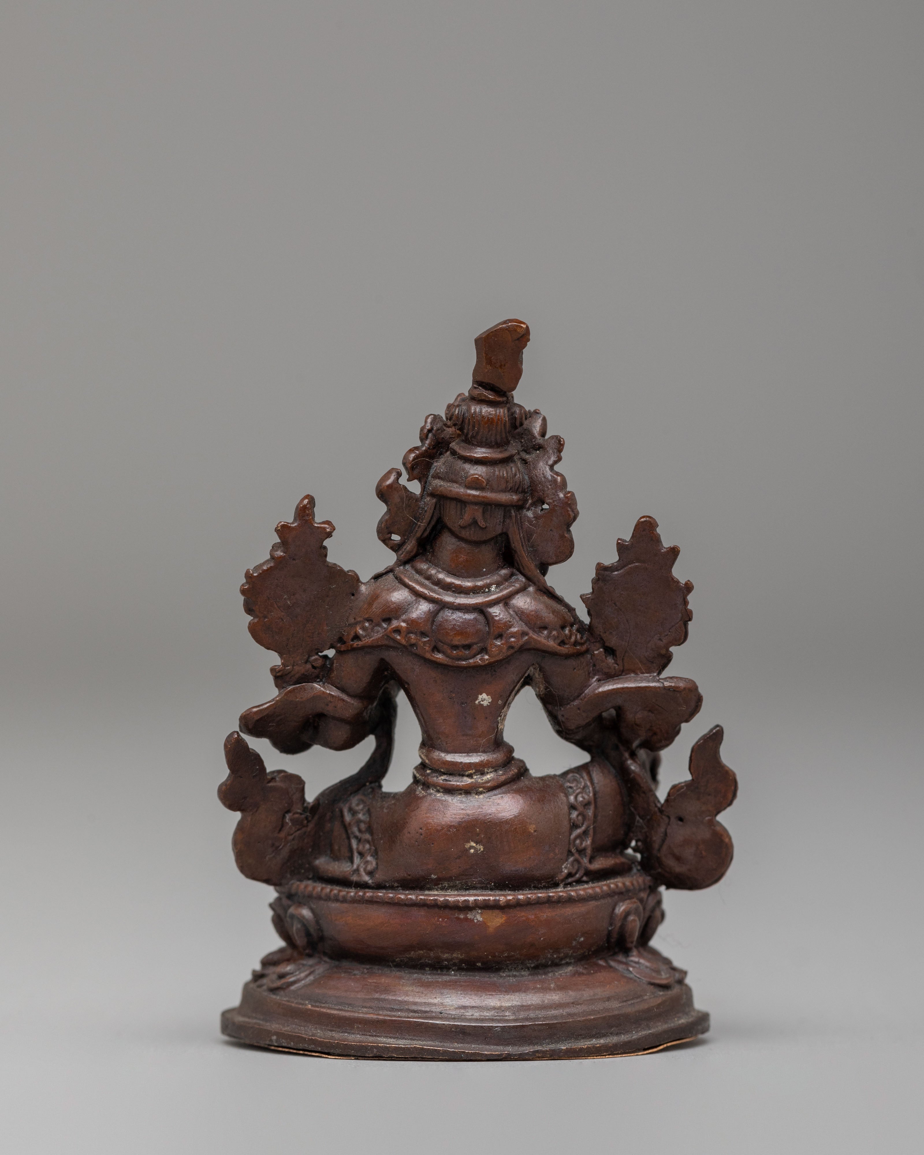 Goddess Green Tara Deity Statue | Spiritual Protection and Healing Statue