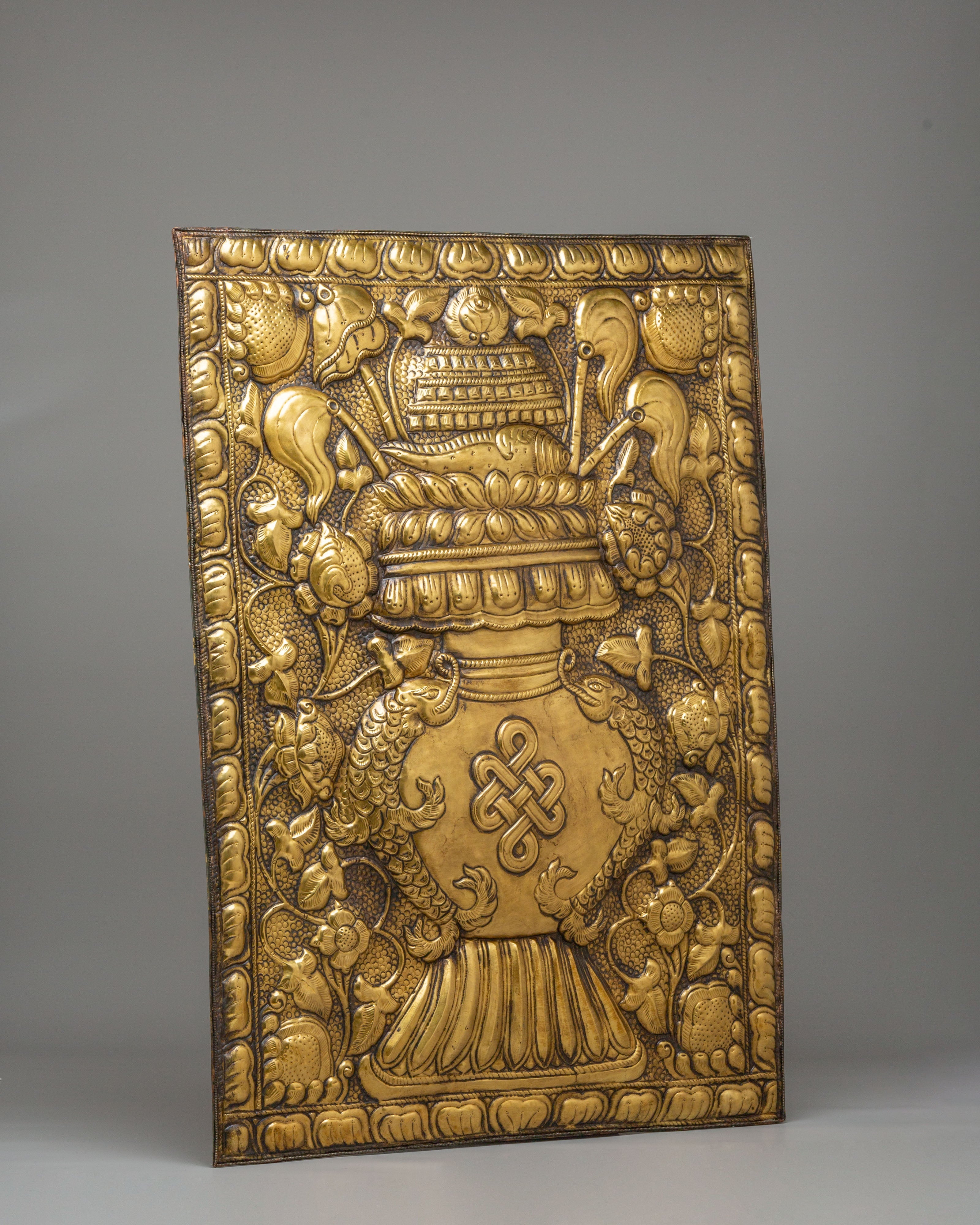 Traditional Purna Kalash Wall Hanging | A Sacred Symbol of Abundance