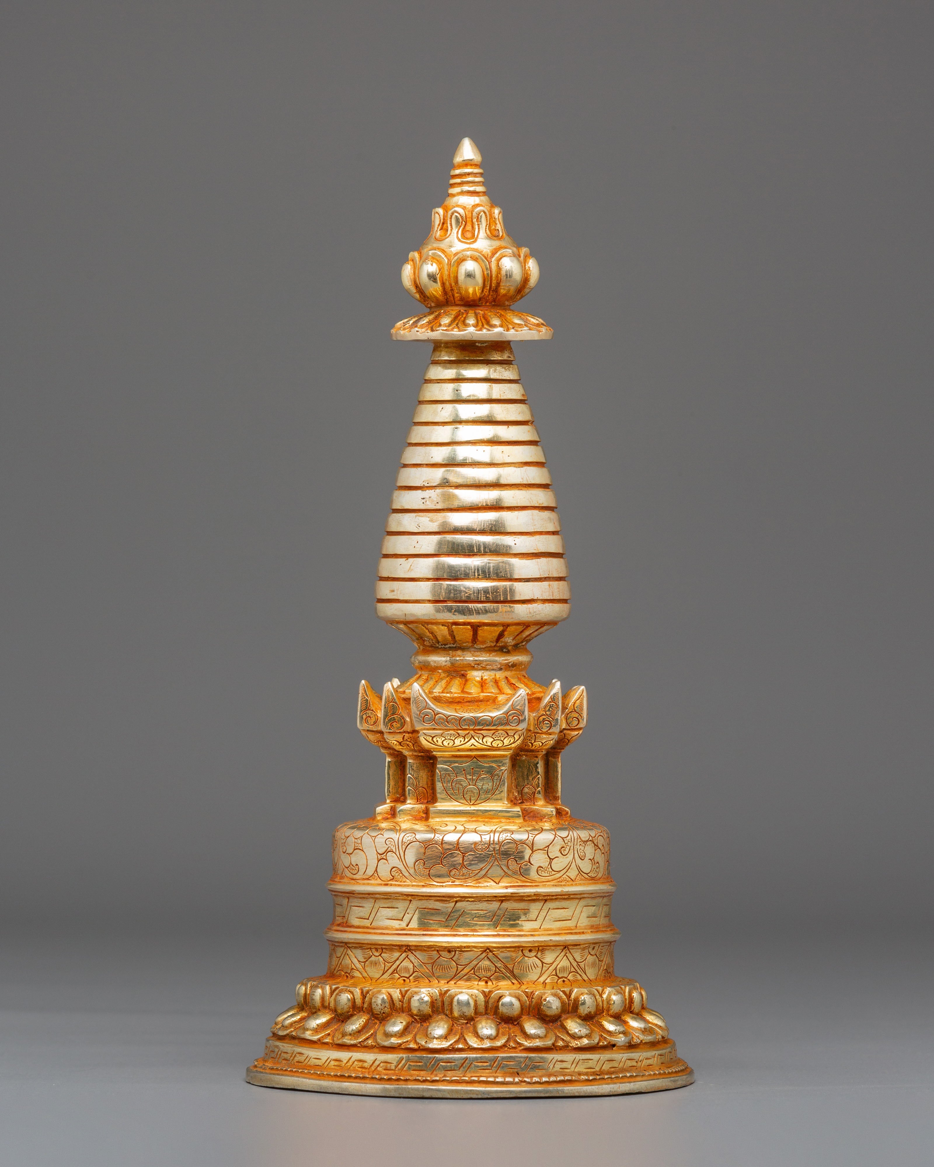 Traditional Tibetan Ritual Stupa | Sacred Buddhist Symbol of Enlightenment