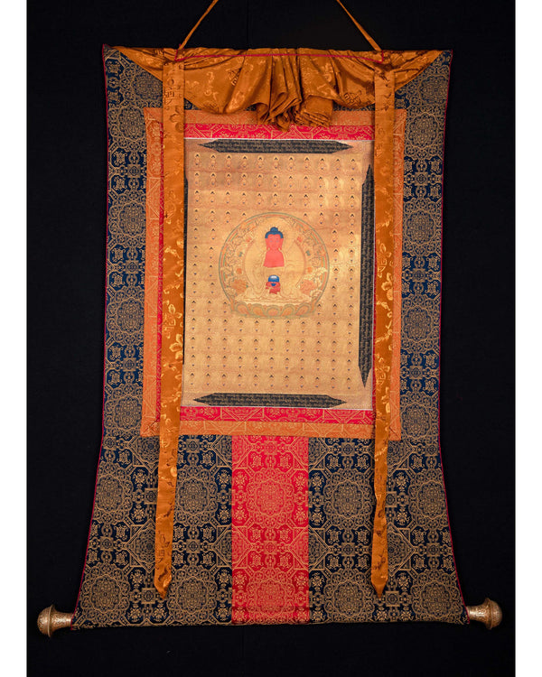 108 Amitabha Buddha Thangka | Traditional Tibetan Art | Wall Decors