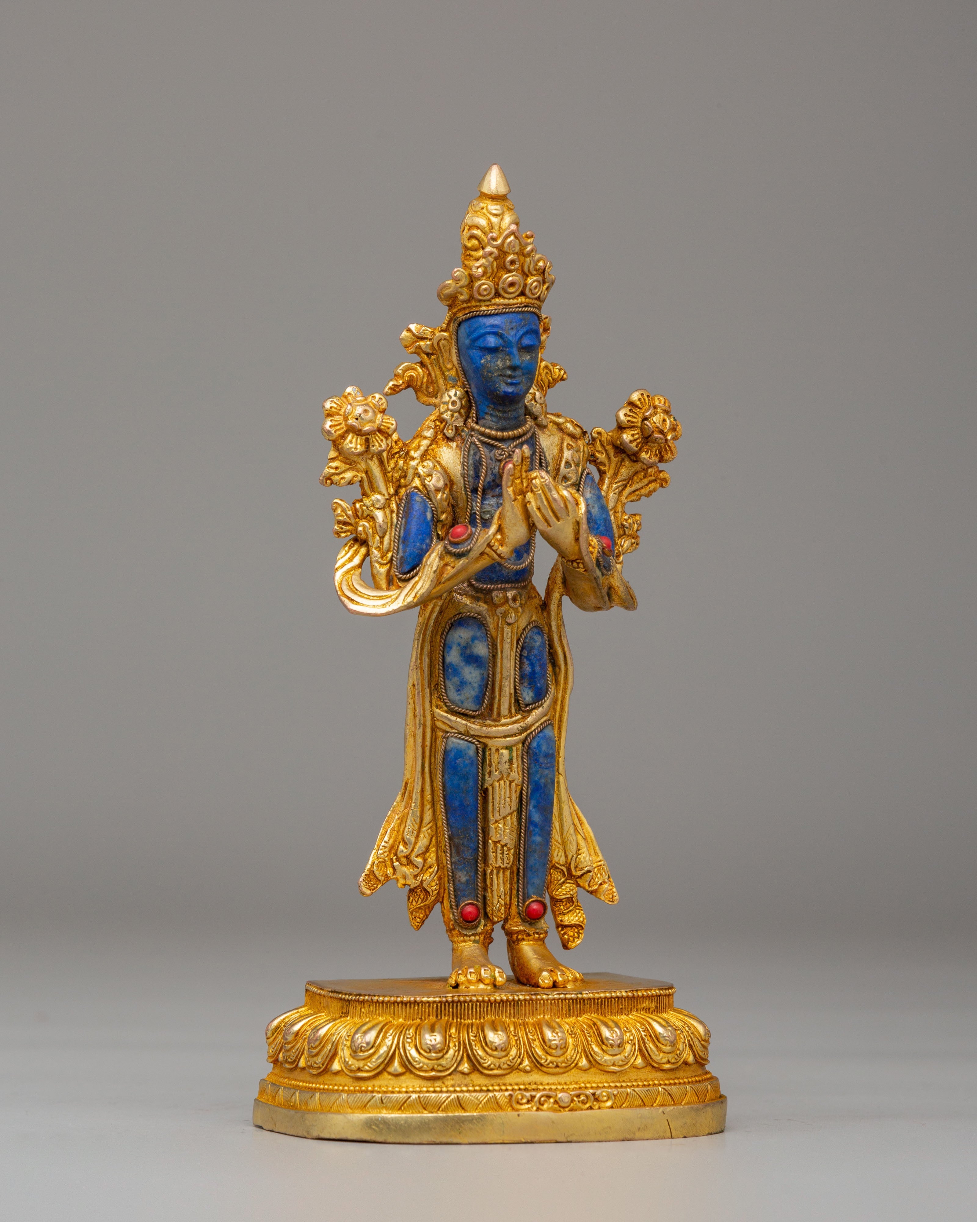 Traditional Lokeshwor Statue | Himalayan Altar Decor