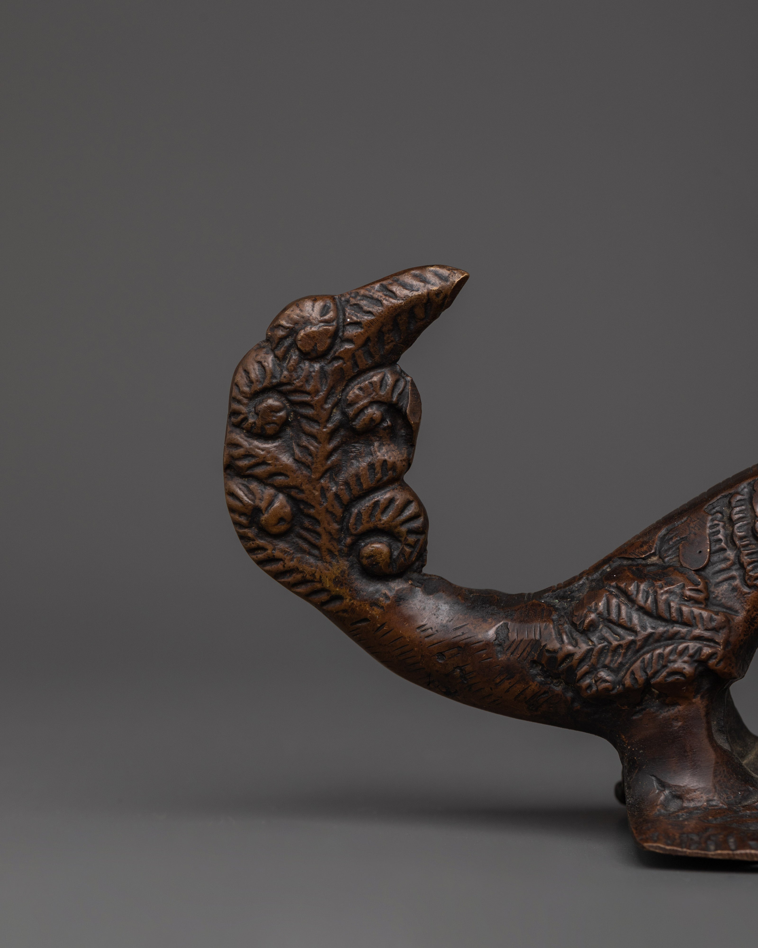 Sacred Traditional Brass Door Handle Set | Antique Finish Door Pulls