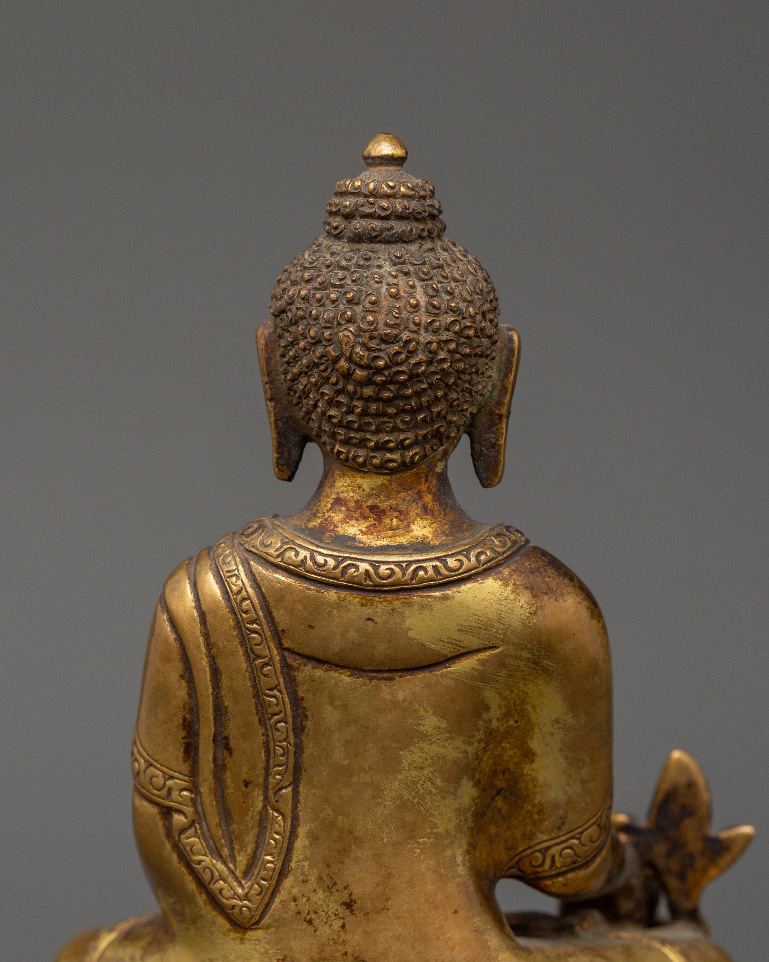 Medicine Buddha in copper | Spiritual Energy Decor