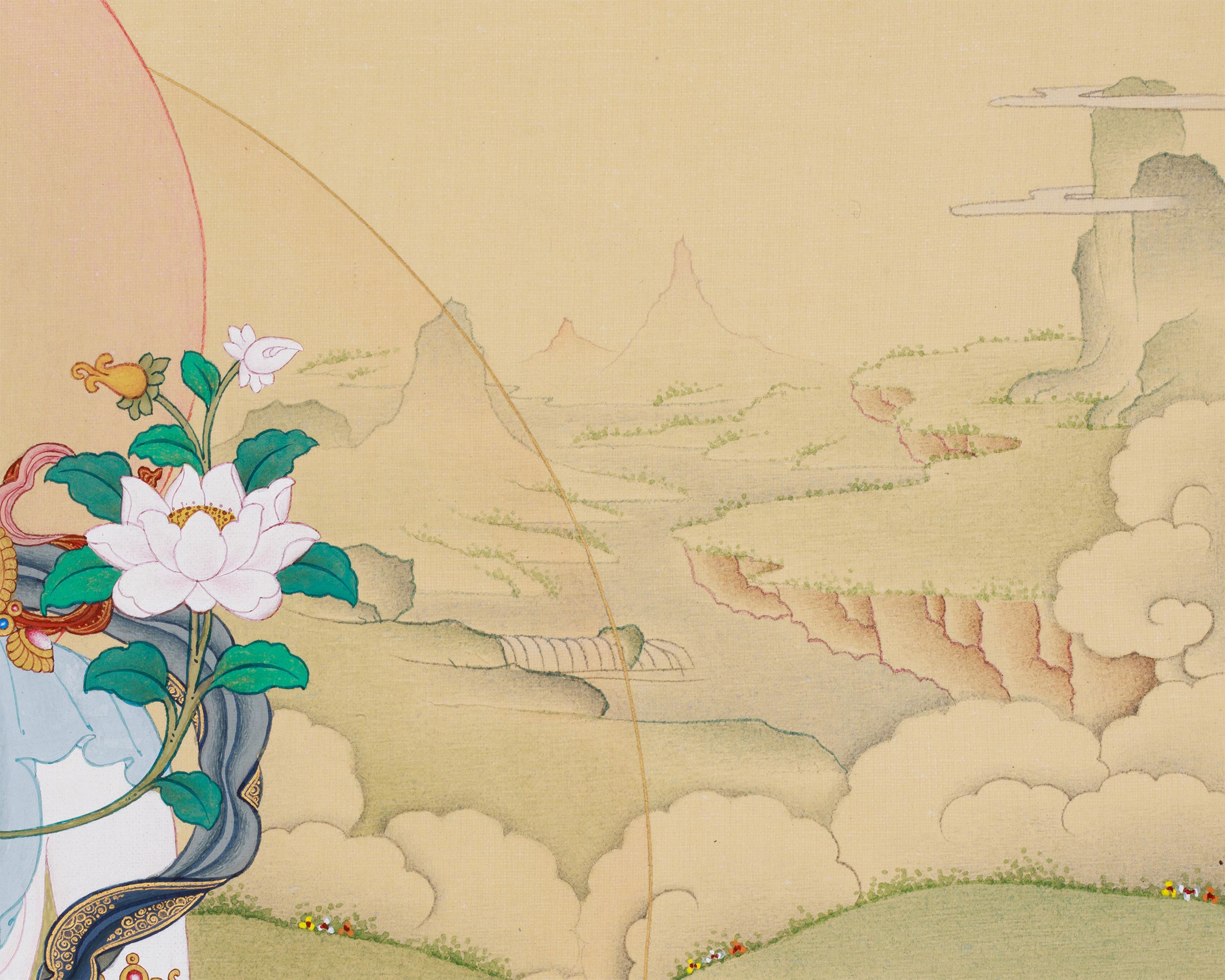 Meditation Goddess White Tara | The Enlightened Healer Who Grants Long Life