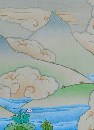 Hand-Painted Hevajra Thangka for Home Deco | A Great Compassion of Vajrayana Buddhism | Nepal Art