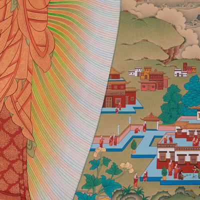 Standing Siddhartha Gautama Thangka | Founder of Buddhism