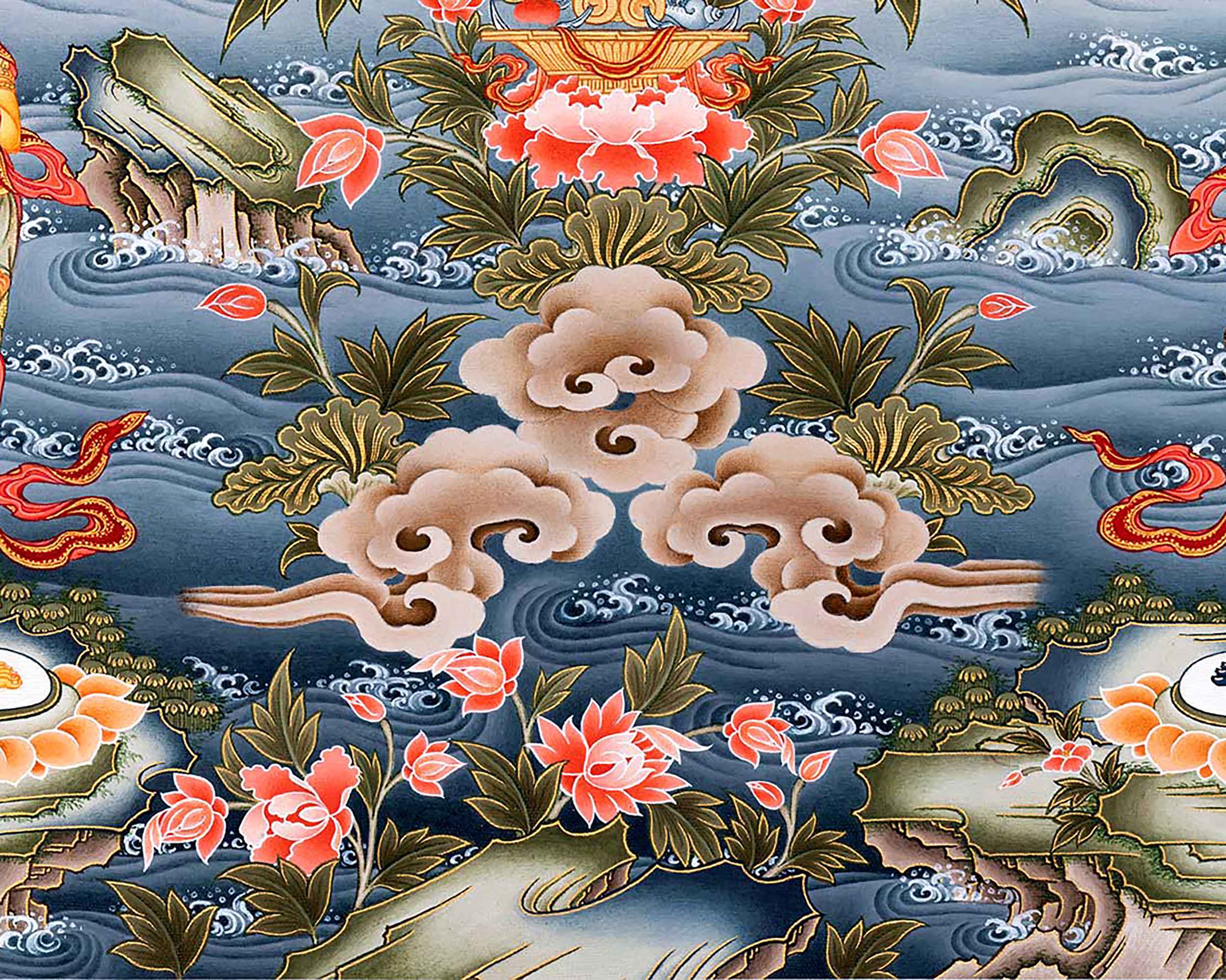 Mother White Tara Canvas Print | Tibetan Buddhist Print | Embrace the Enlightened Beauty