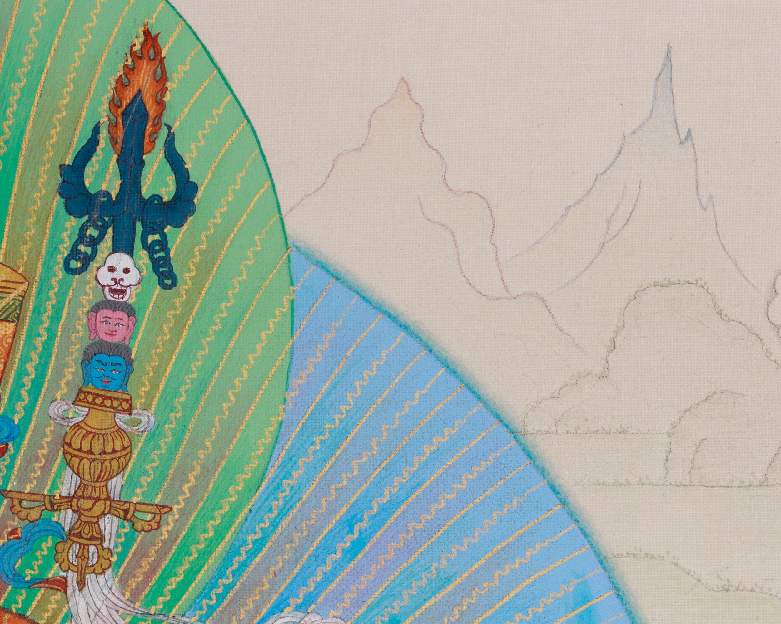 Buddhist Guru Rinpoche Art | Second Buddha | Lotus-Born Precious Master