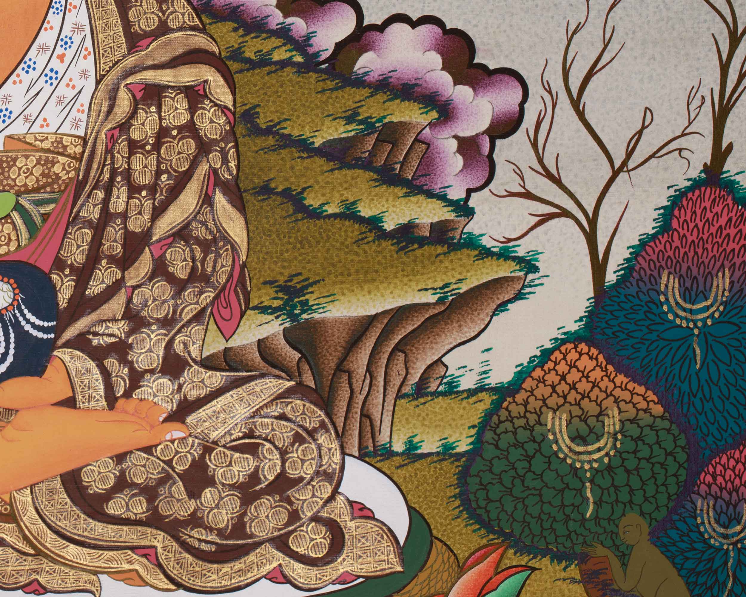 Shakyamuni Buddha Thanka | A Sacred Representation of the Buddha’s Enlightenment