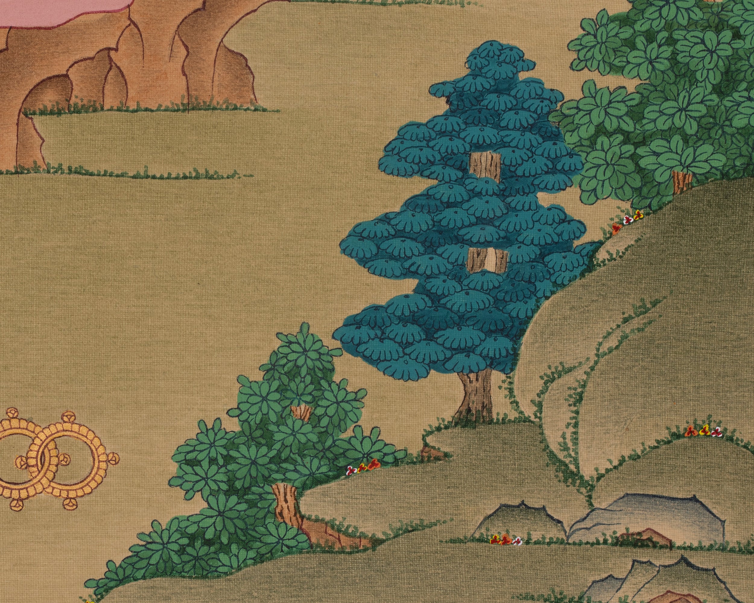 Medicine Buddha Meditation Art | Bhaisajyaguru Thangka | Healing Deity