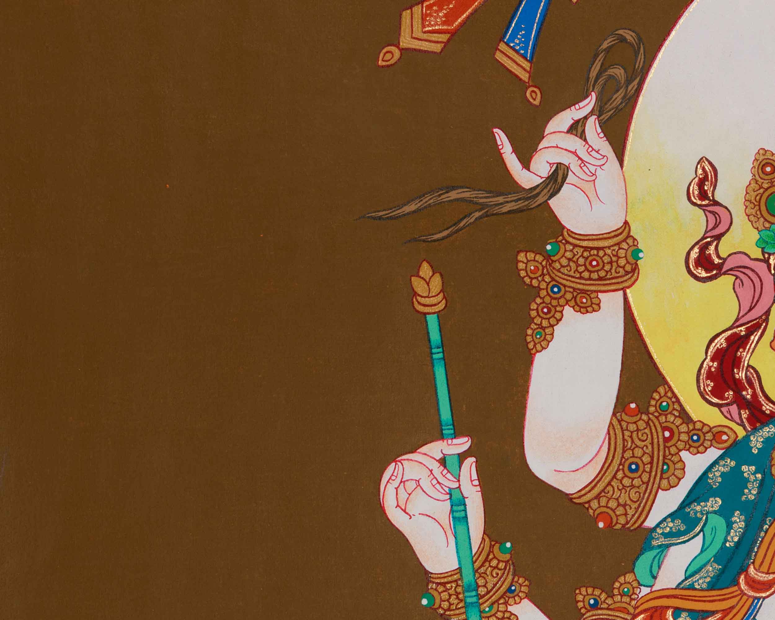 Goddess Marichi Thangka | Buddhist Deity of Light and Fearlessness