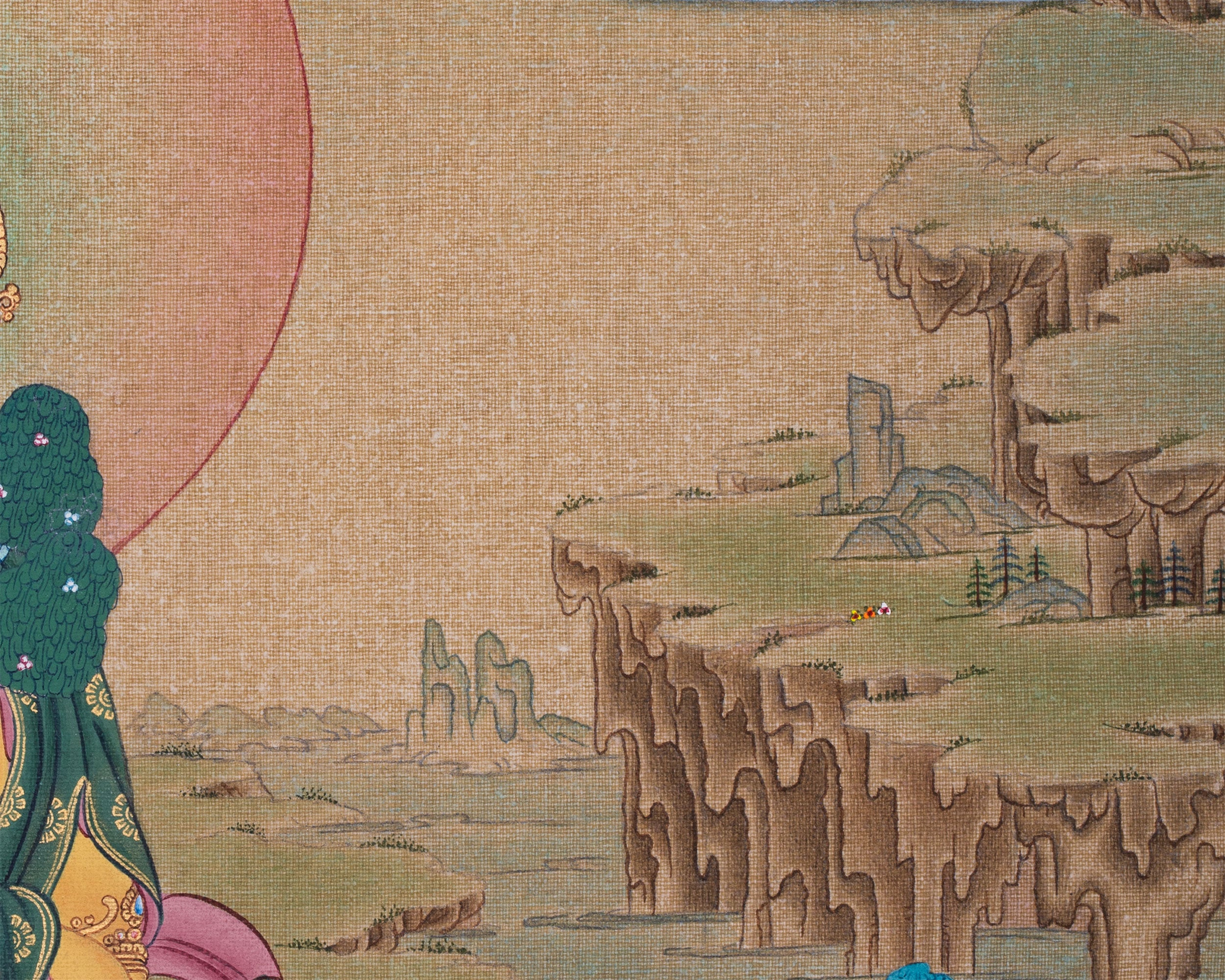 Maitreya Buddha Thangka Print | Wisdom and Universal Love