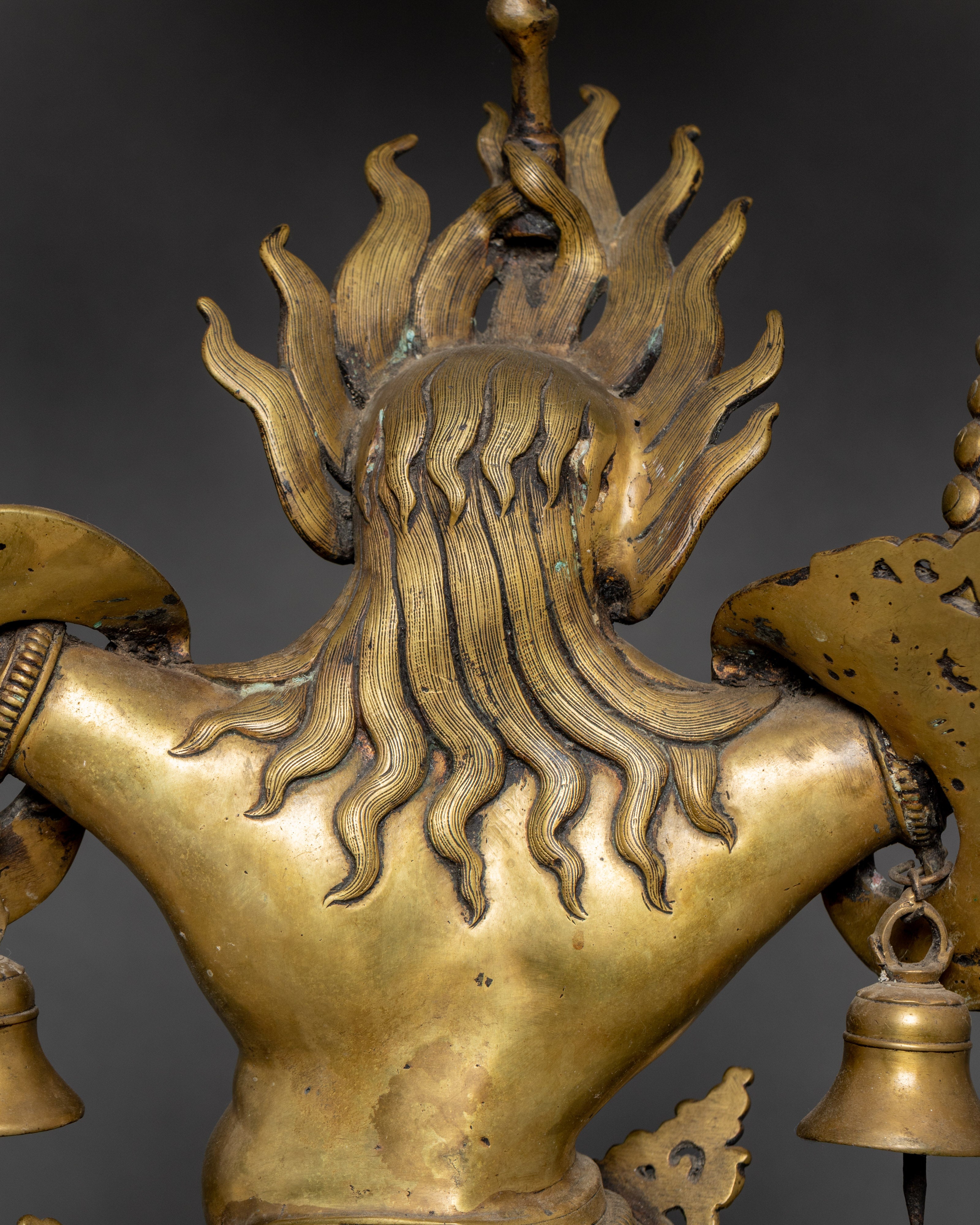 Traditional Oil Lamp Set | Buddhist Lion lamp